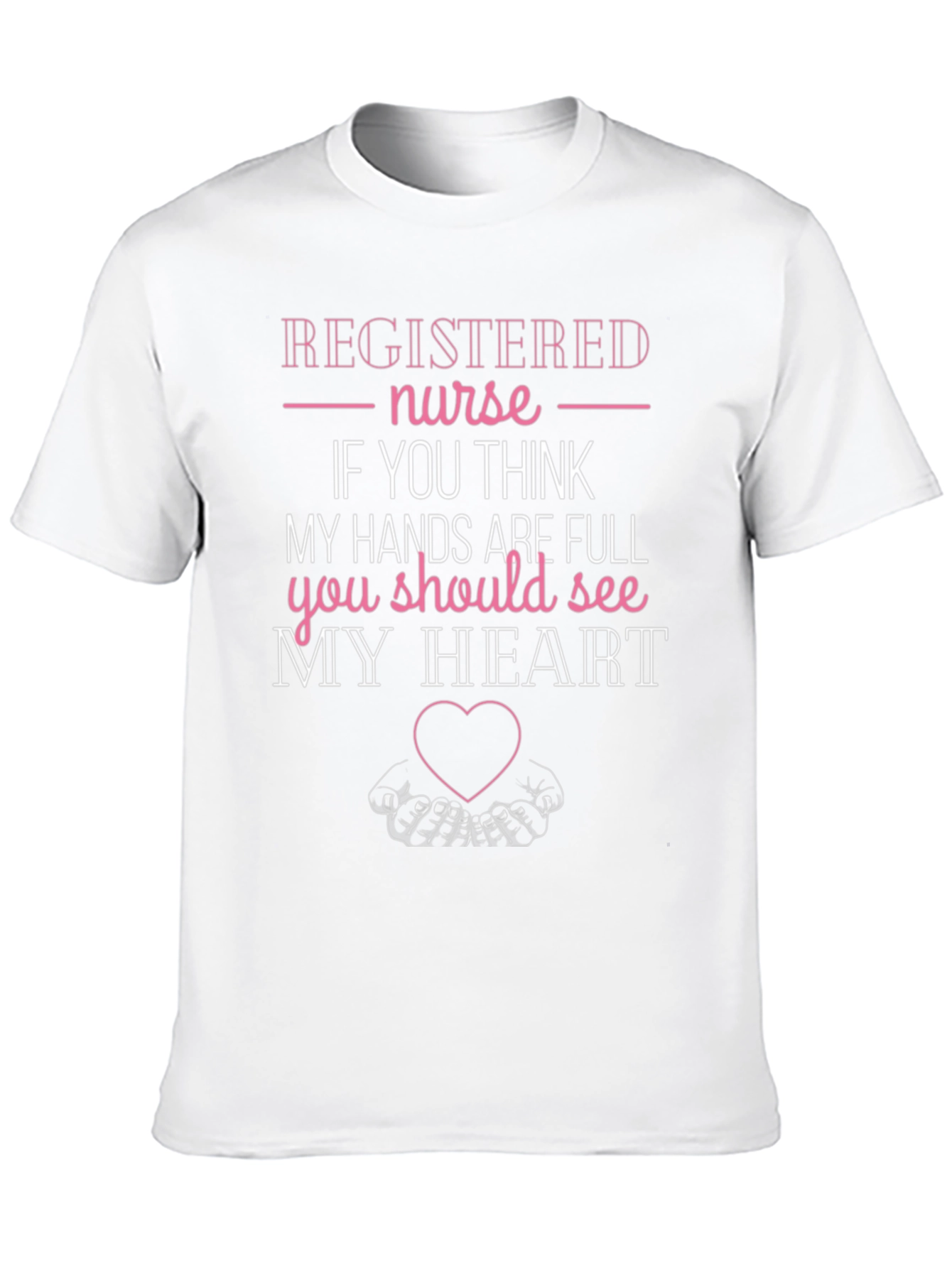Registered Nurse Heart Graphic Tee