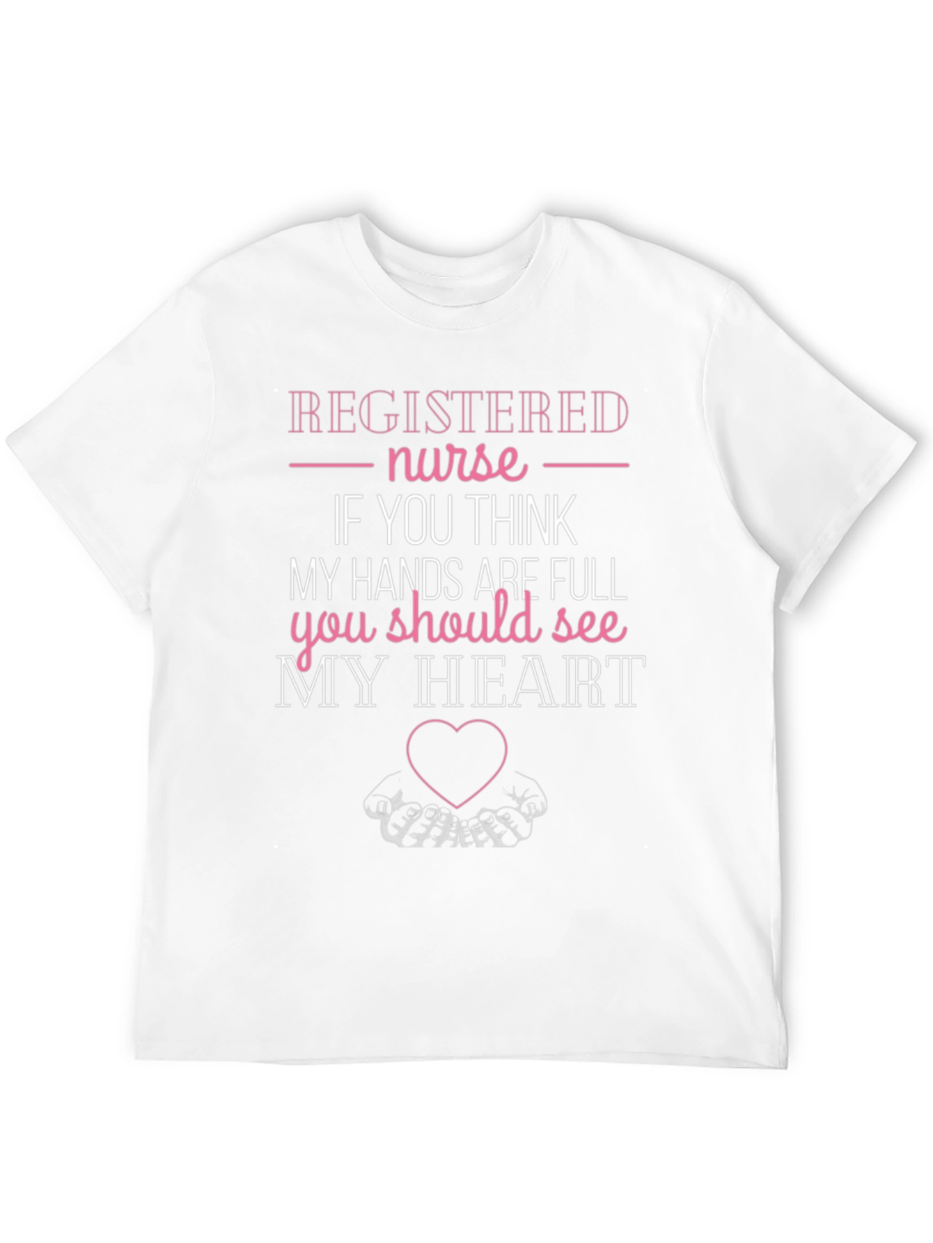 Registered Nurse Heart Graphic Tee