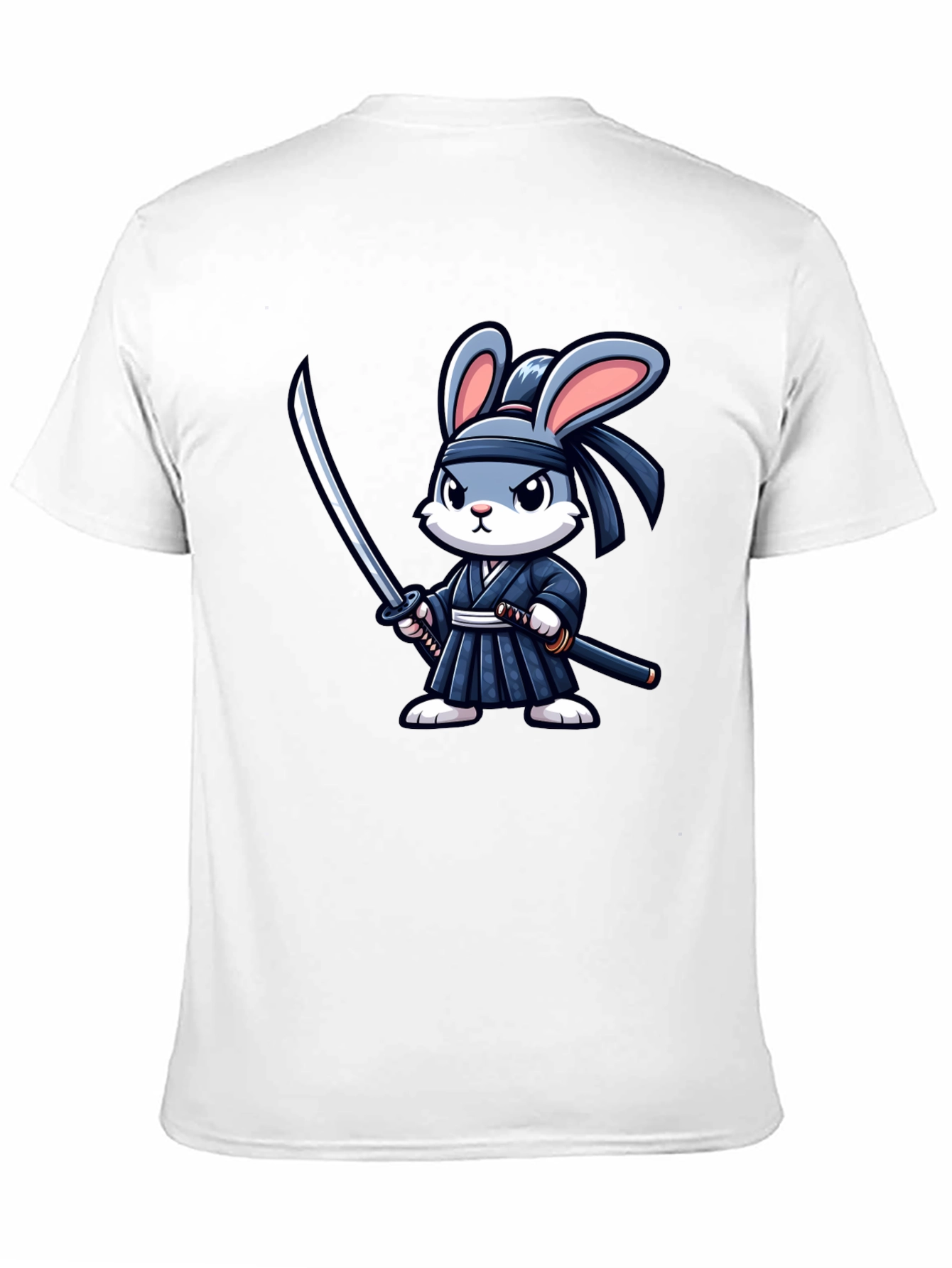 Ninja Rabbit Graphic Tee - Black
