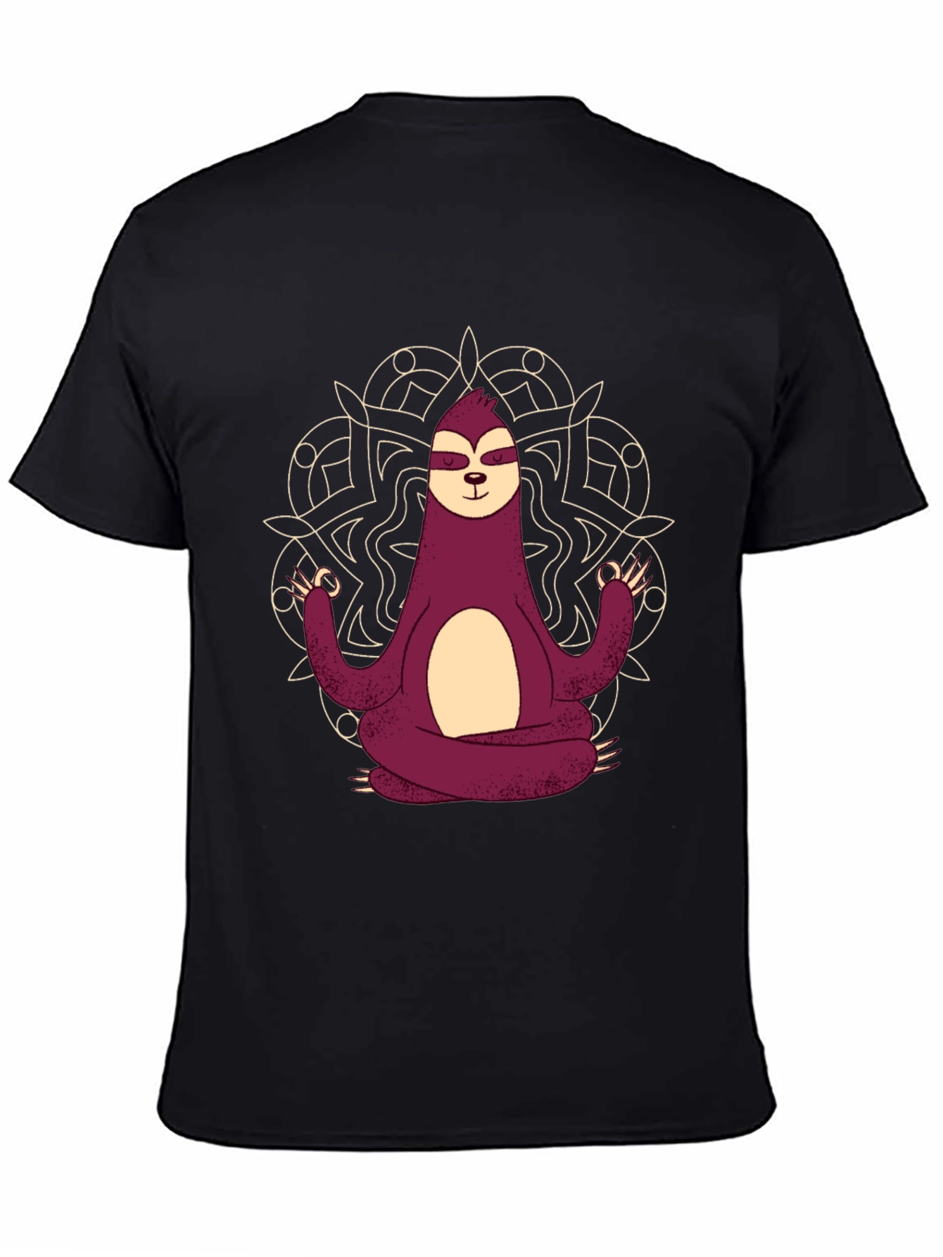 Meditating Sloth Graphic Tee - Relaxed Fit