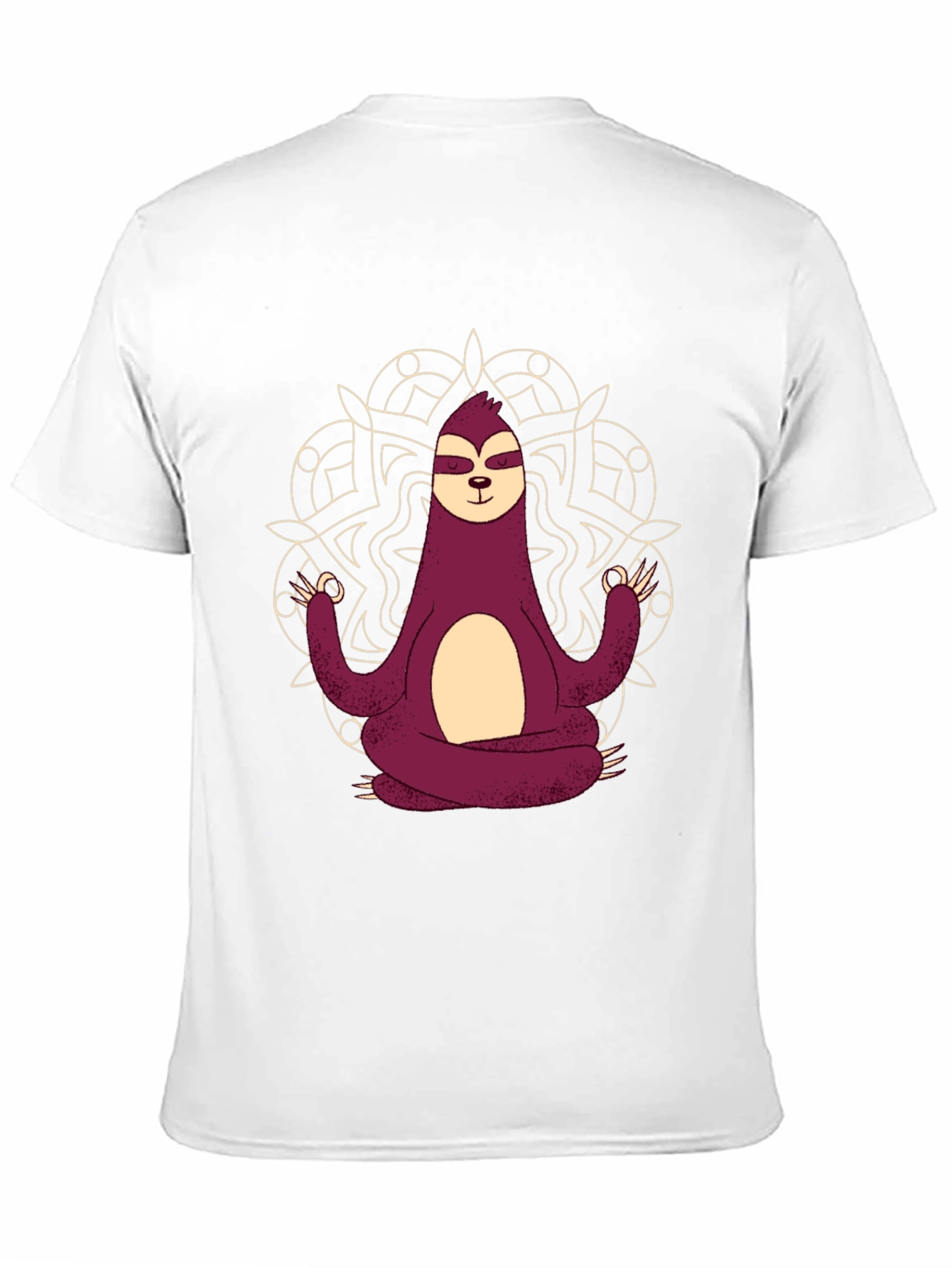 Meditating Sloth Graphic Tee - Relaxed Fit