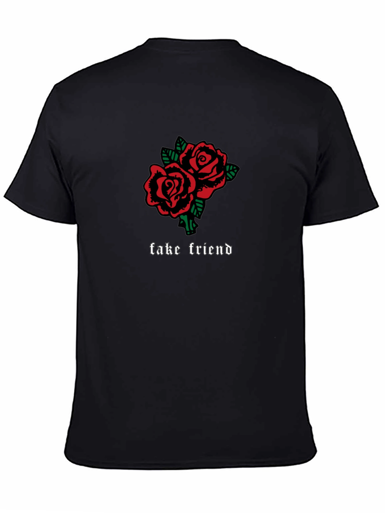 Fake Friend Roses Graphic T-Shirt