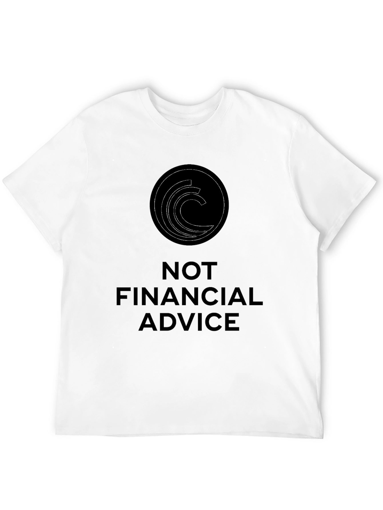 Not Financial Advice Black T-Shirt