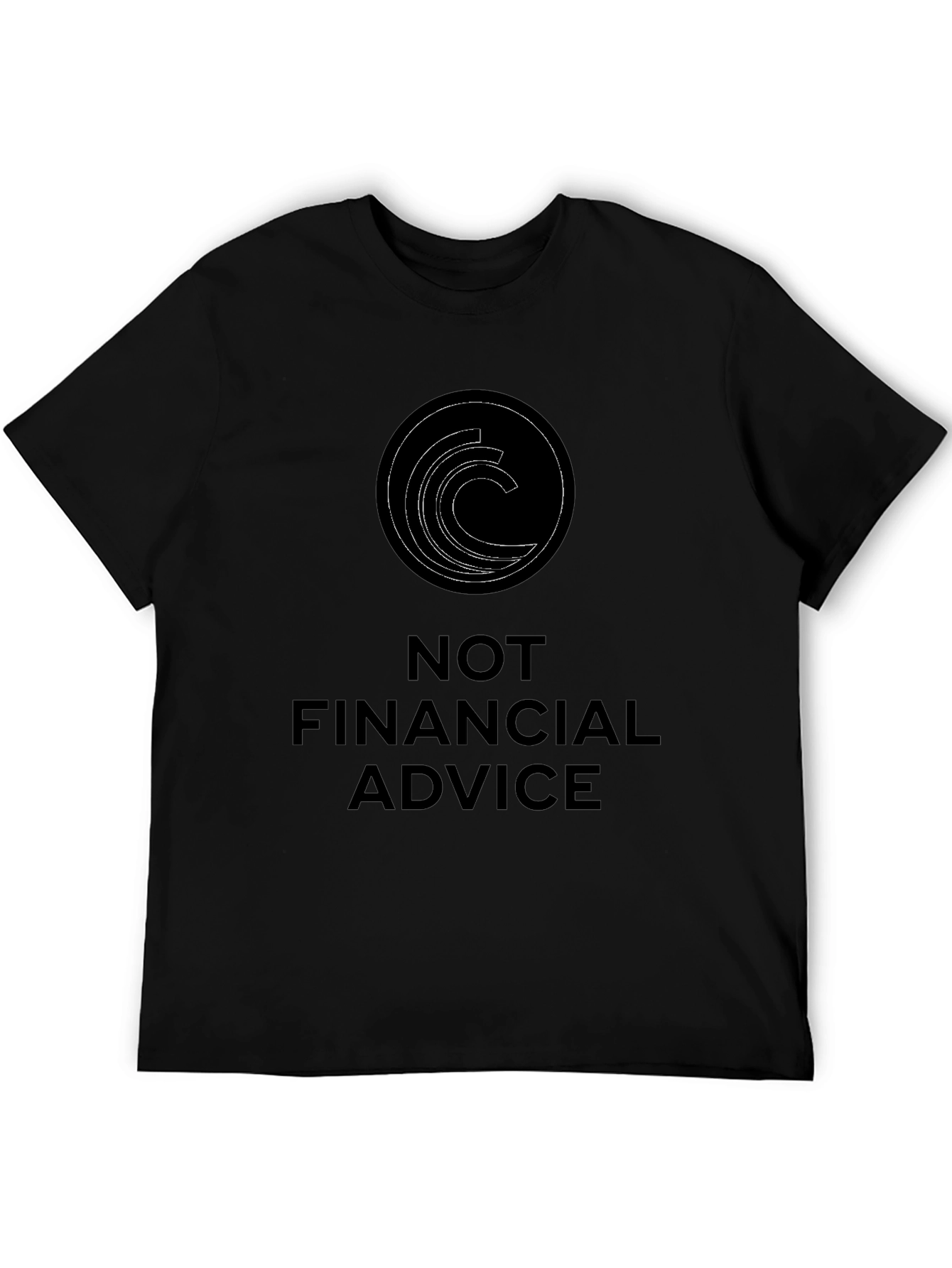 Not Financial Advice Black T-Shirt