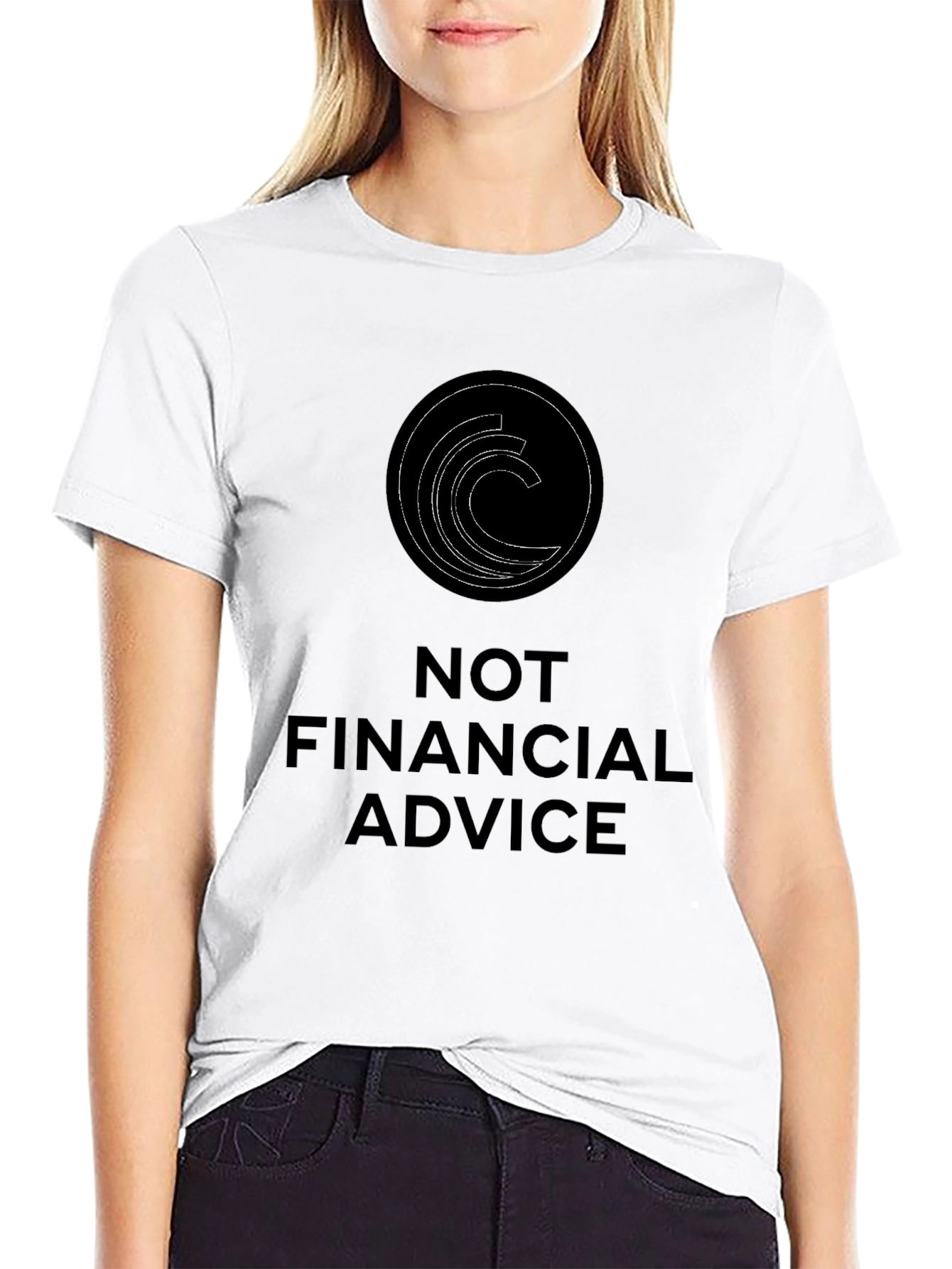 Not Financial Advice Black T-Shirt