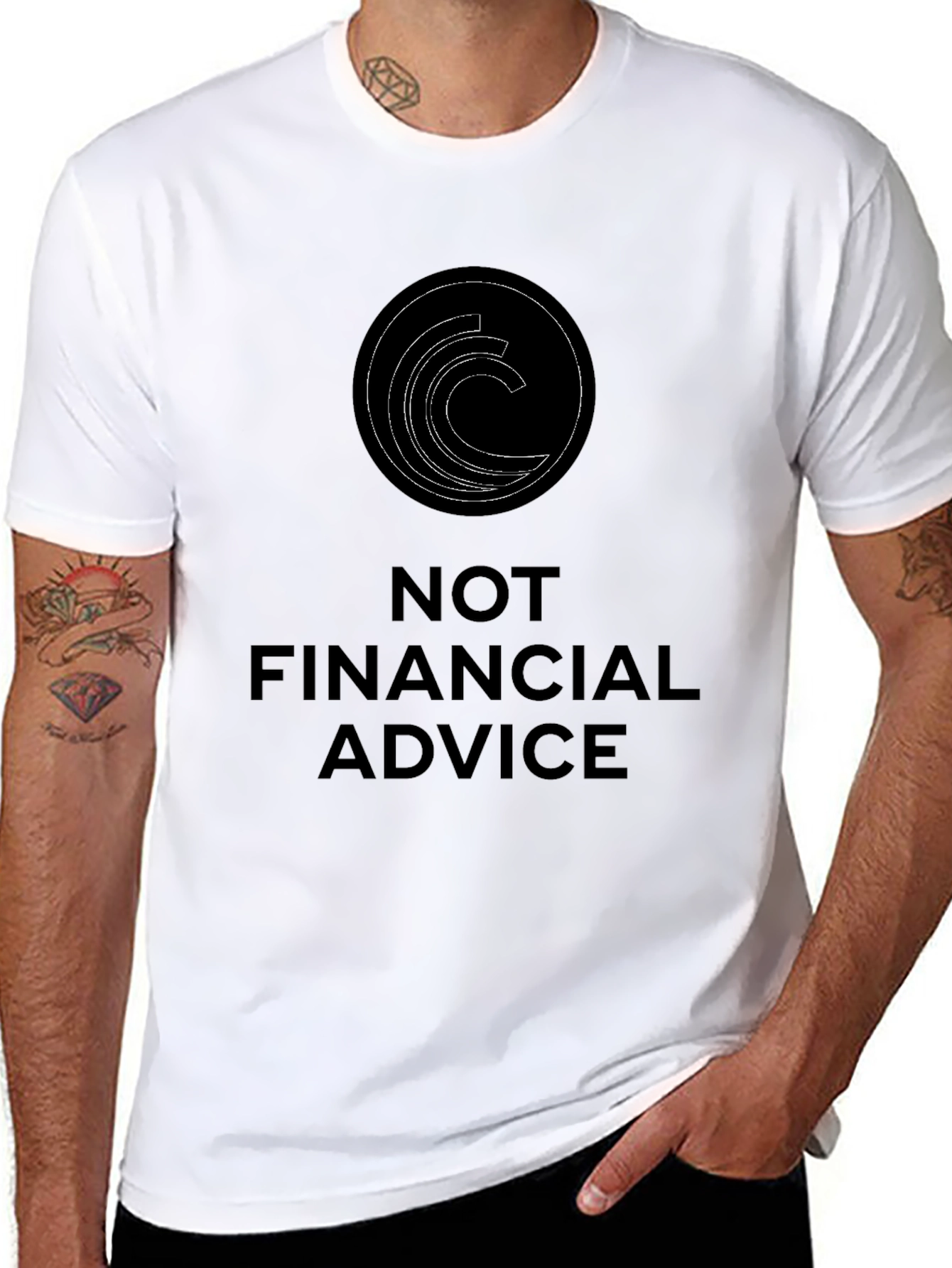 Not Financial Advice Black T-Shirt