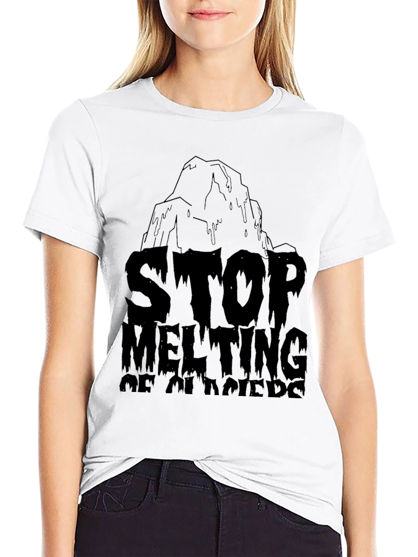 Stop Melting Glaciers Graphic T-Shirt