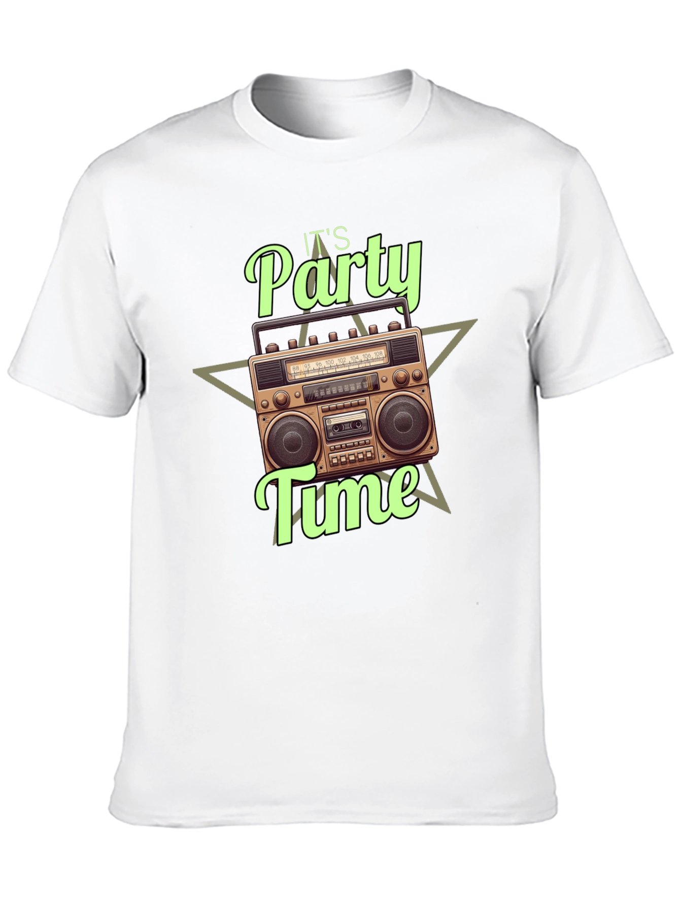 Its Party Time Boombox Graphic T-Shirt