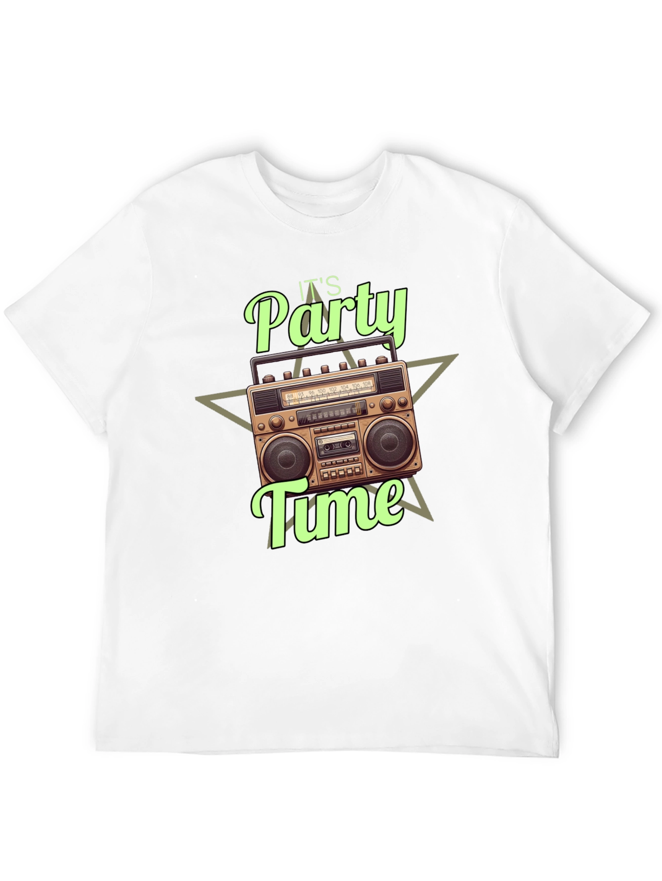 Its Party Time Boombox Graphic T-Shirt