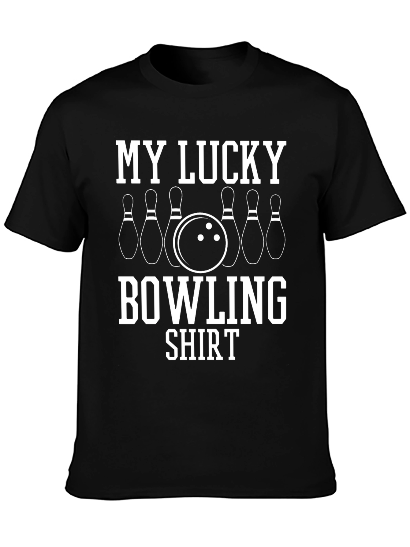 My Lucky Bowling Shirt - Bowling Pins Tee