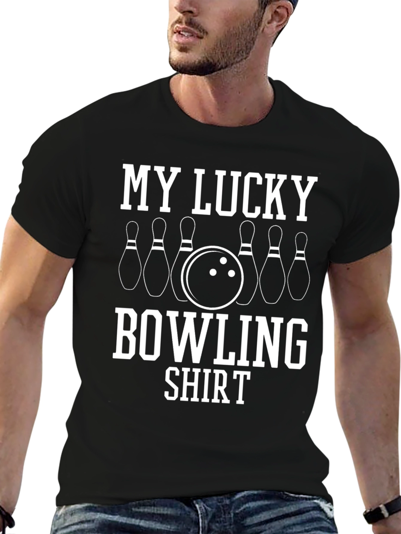 My Lucky Bowling Shirt - Bowling Pins Tee