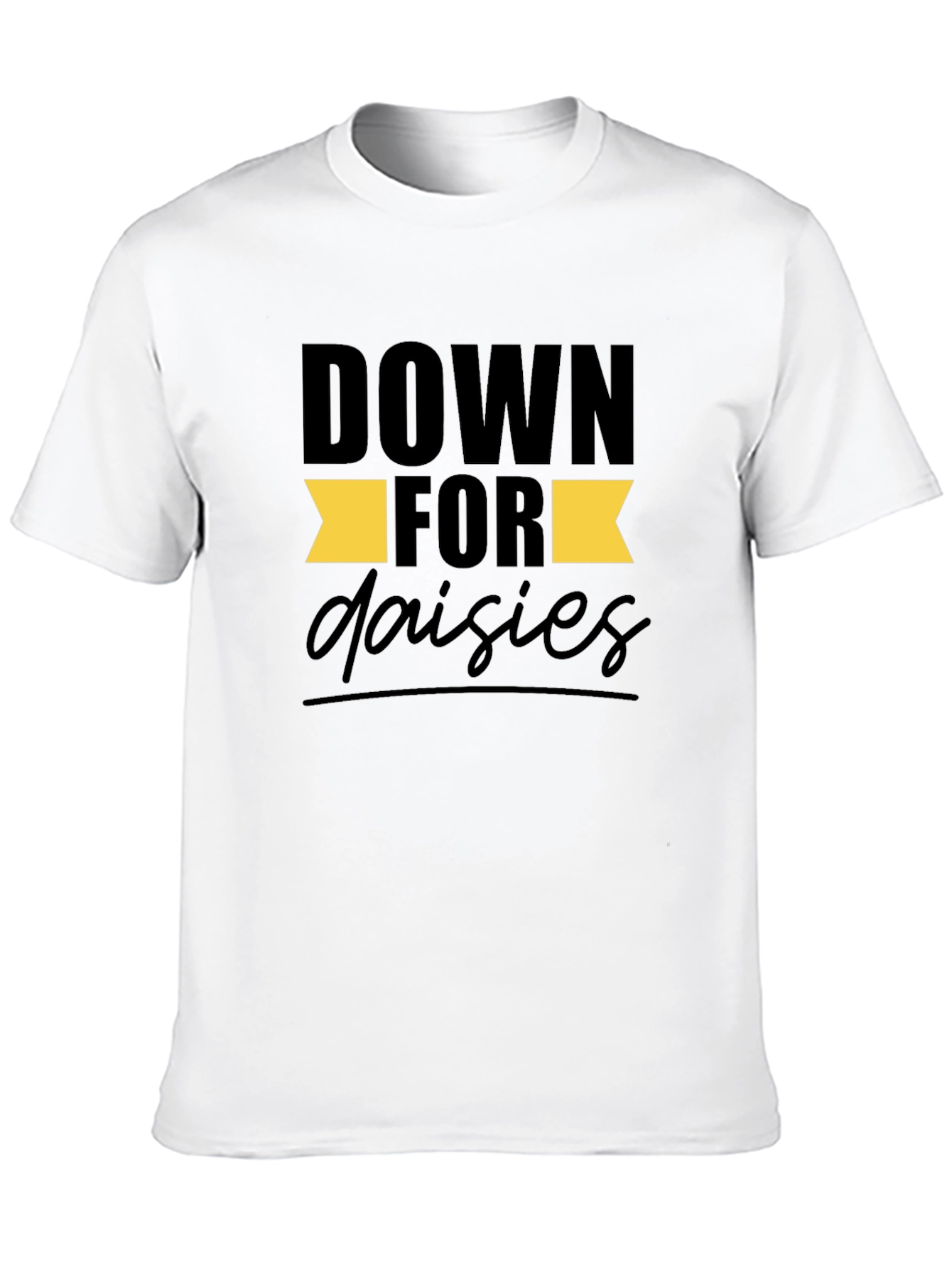 Down for Daisies Graphic Tee - Black
