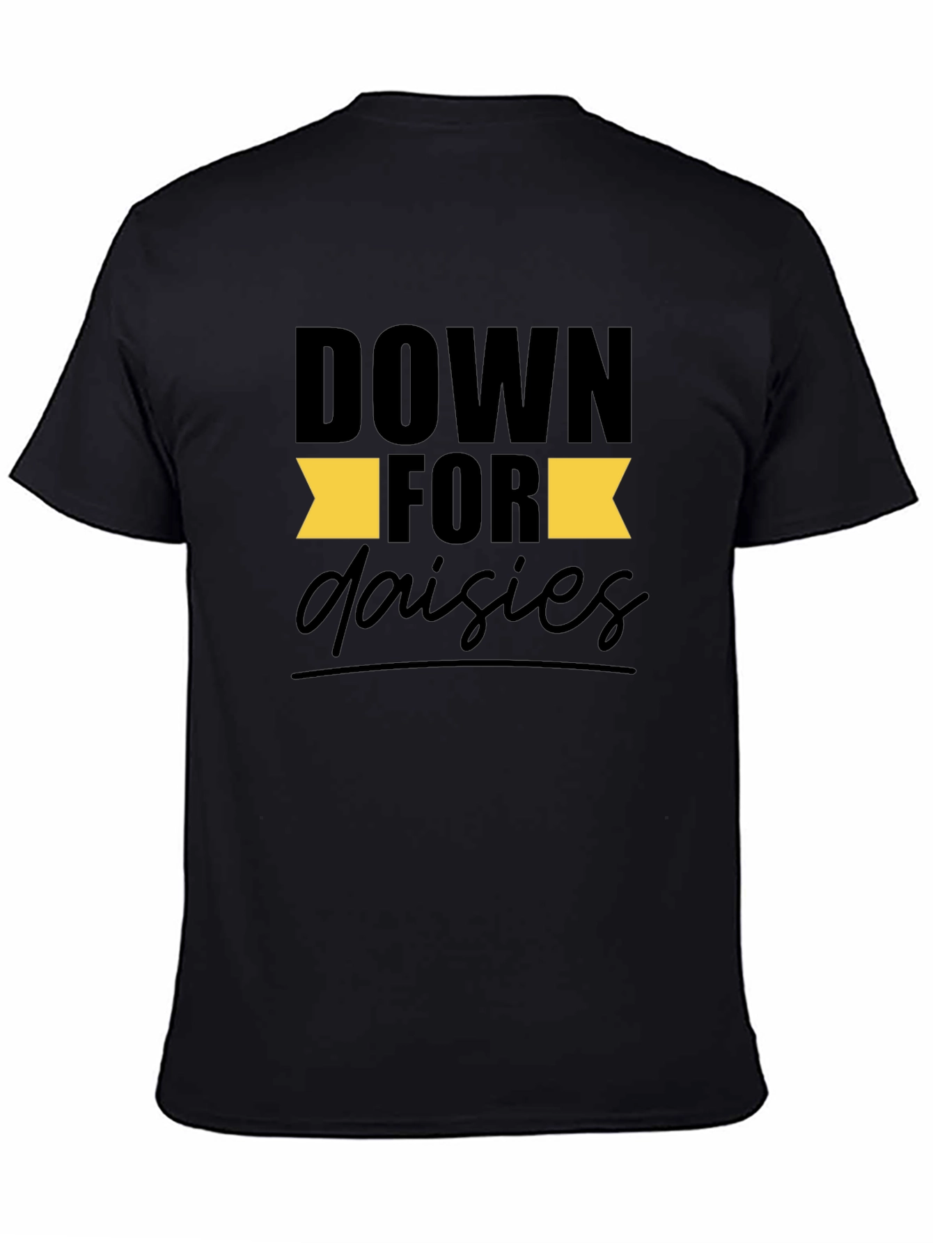 Down for Daisies Graphic Tee - Black
