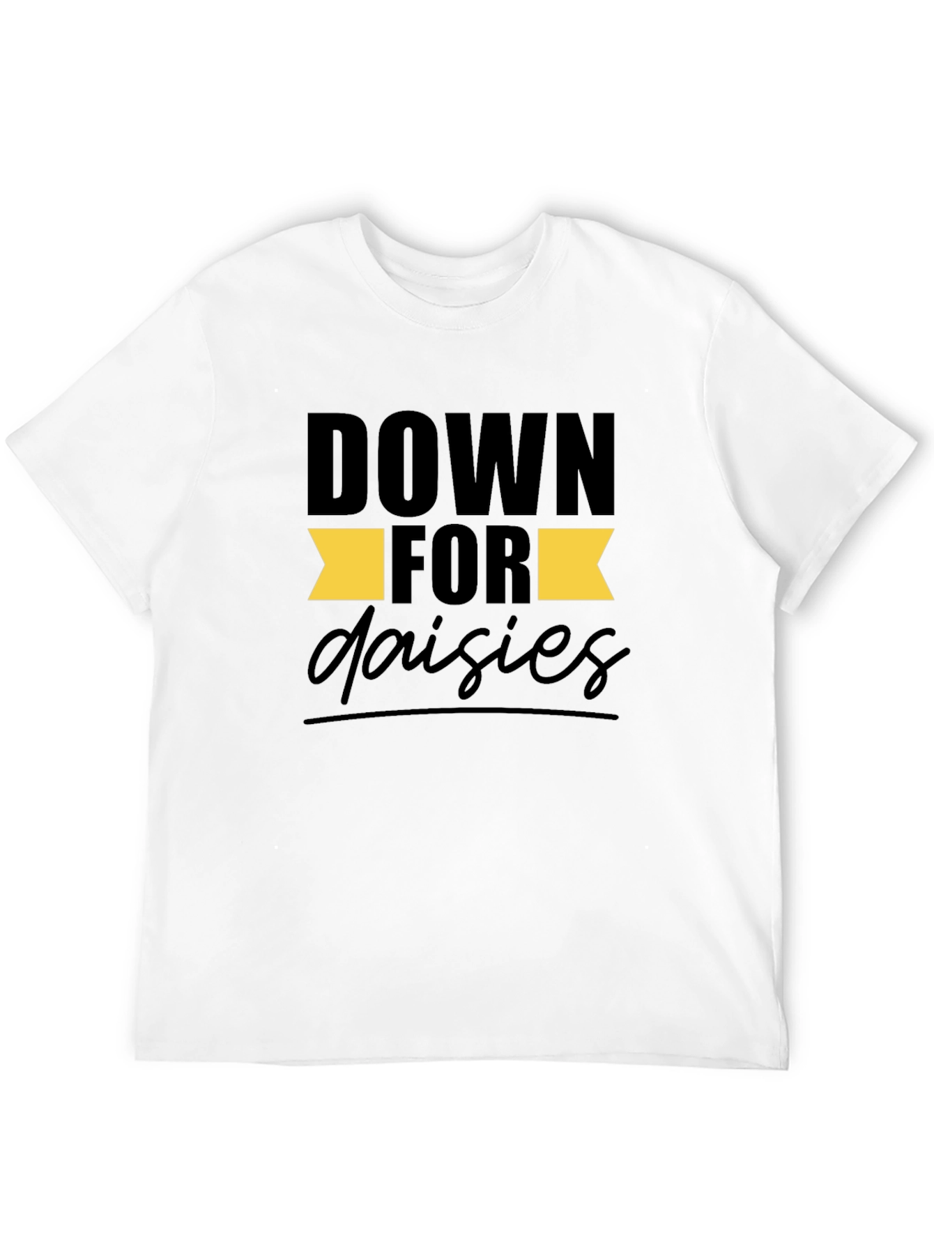 Down for Daisies Graphic Tee - Black