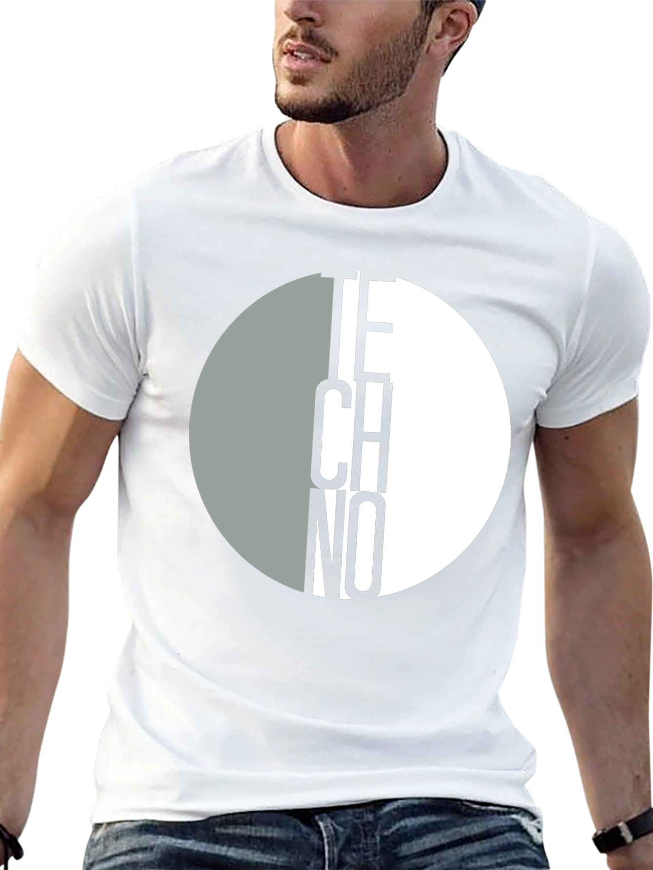 Techno Graphic T-Shirt - Black
