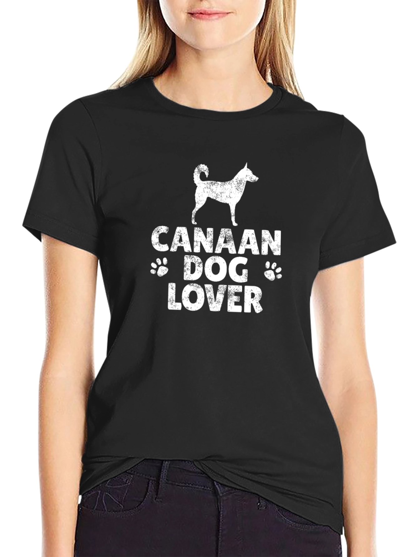 Canaan Dog Lover T-Shirt - Unisex Black Tee