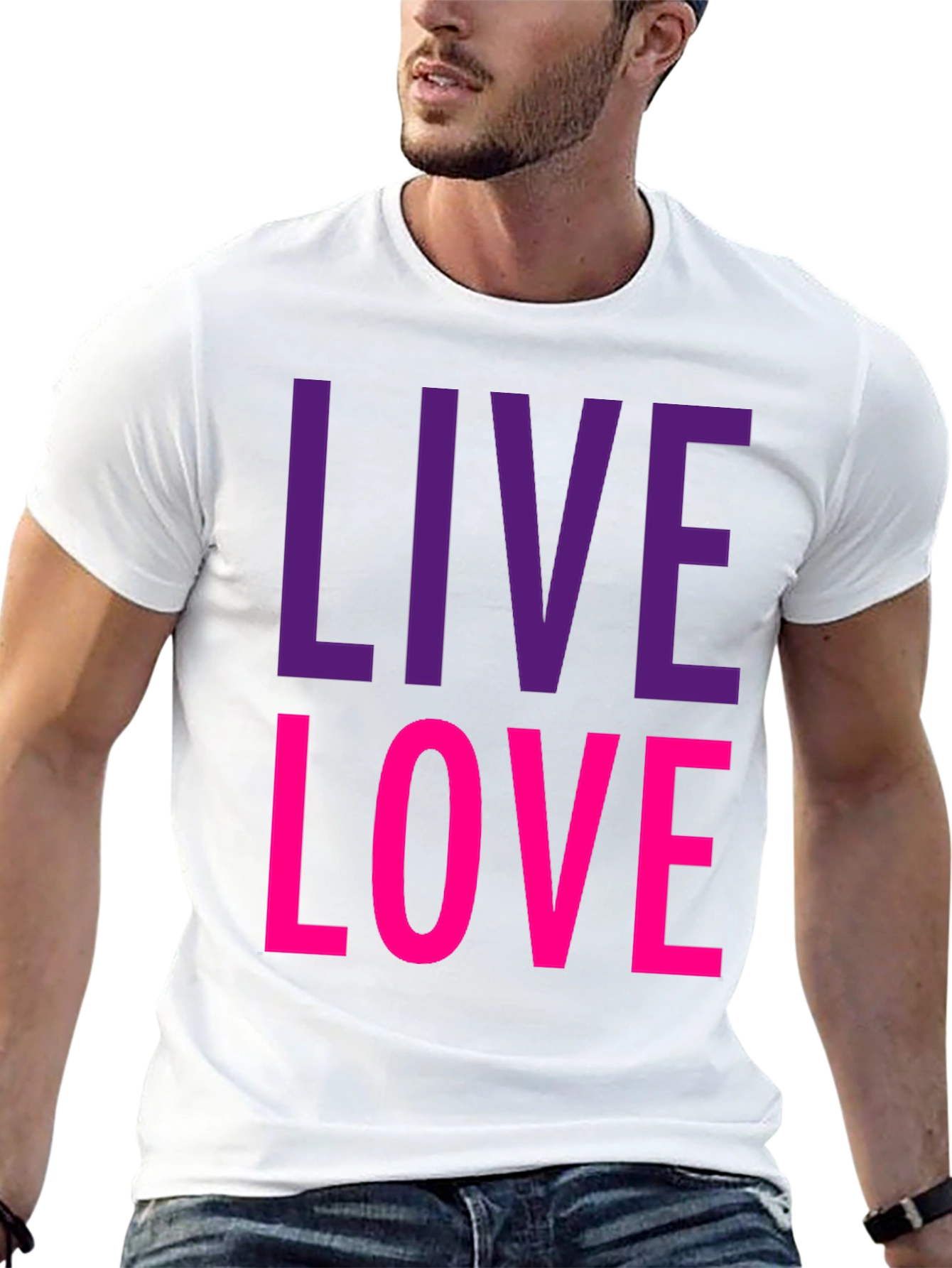 Live Love Graphic Tee - Black T-Shirt