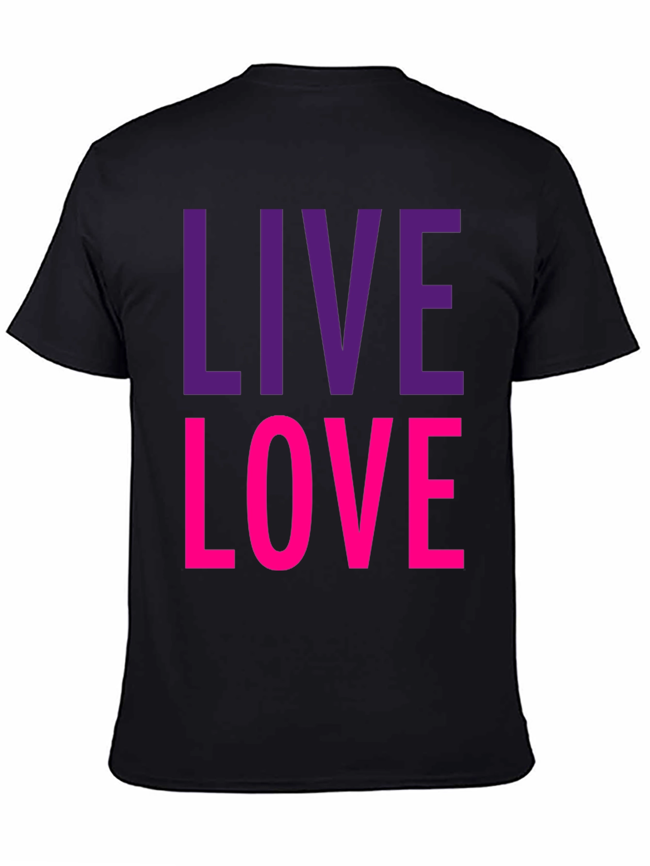 Live Love Graphic Tee - Black T-Shirt