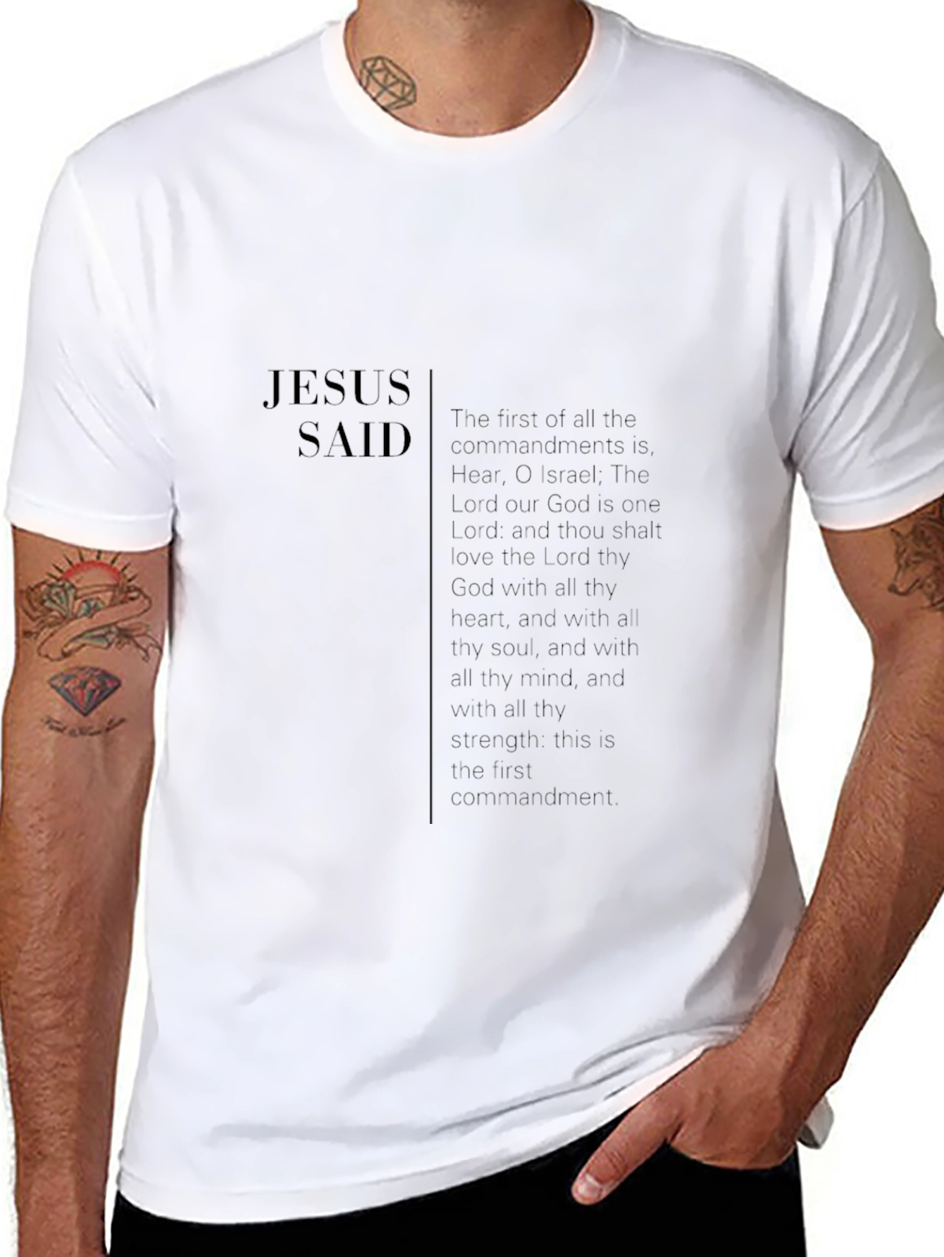 Jesus Said T-Shirt Christian Apparel