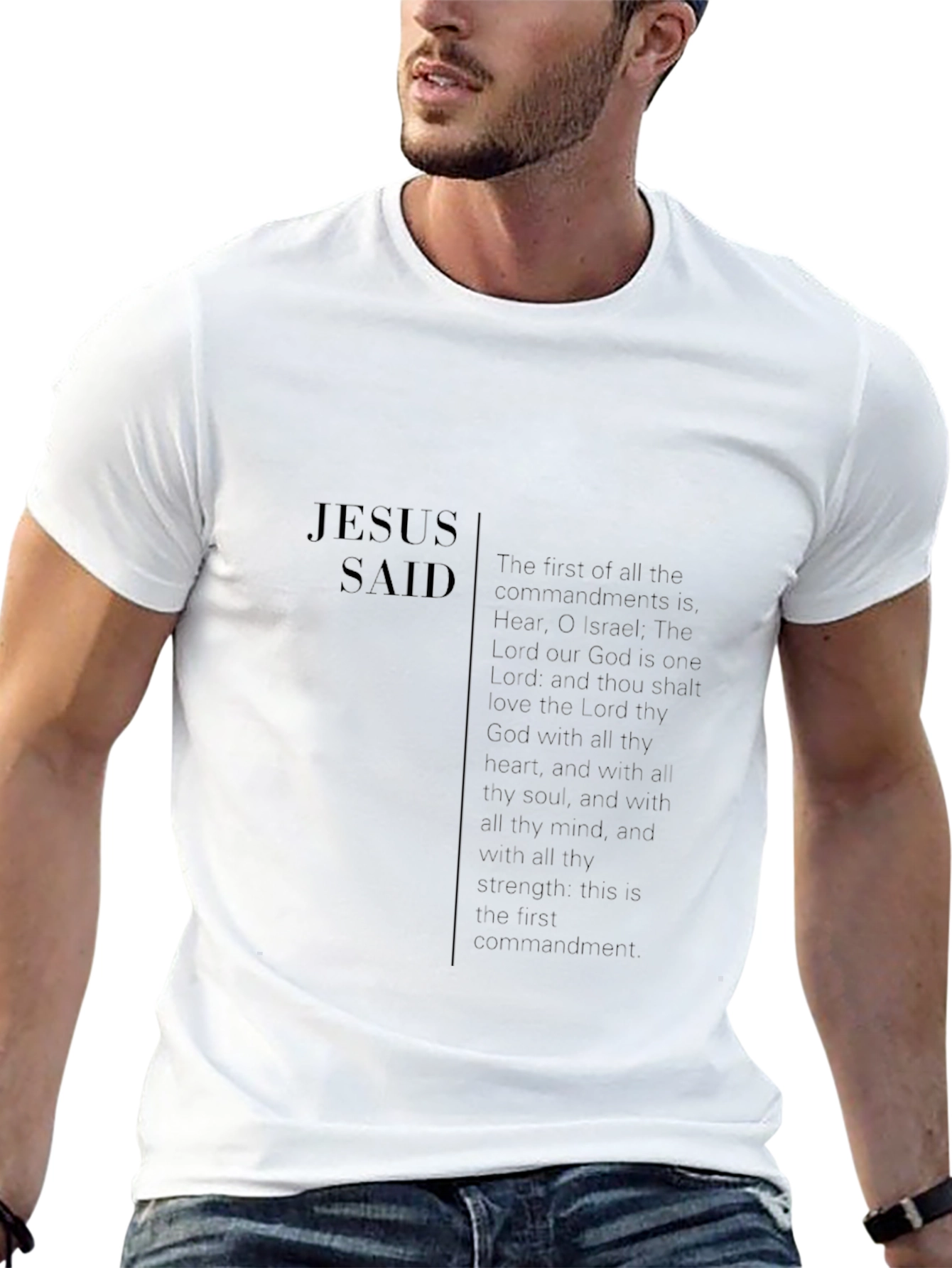 Jesus Said T-Shirt Christian Apparel