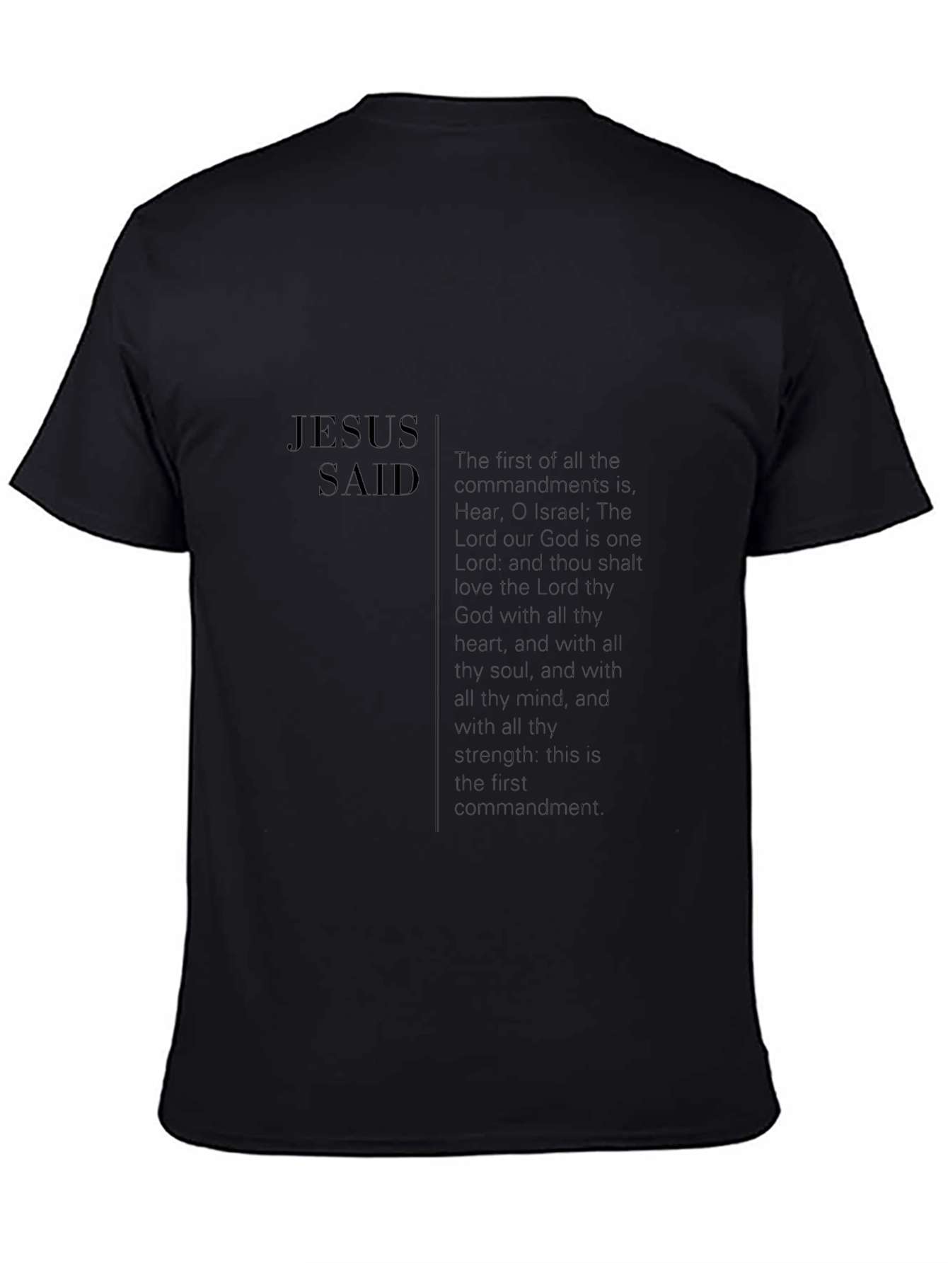Jesus Said T-Shirt Christian Apparel