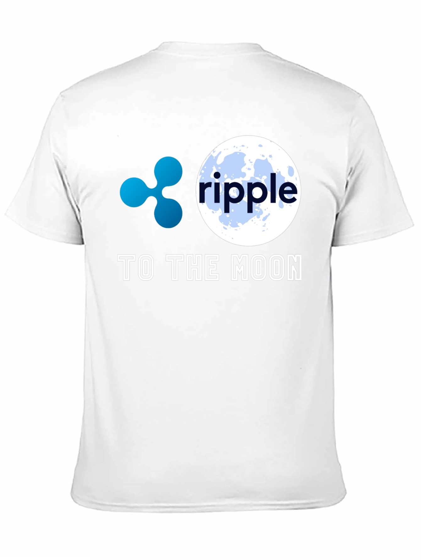 Ripple to the Moon Black T-Shirt