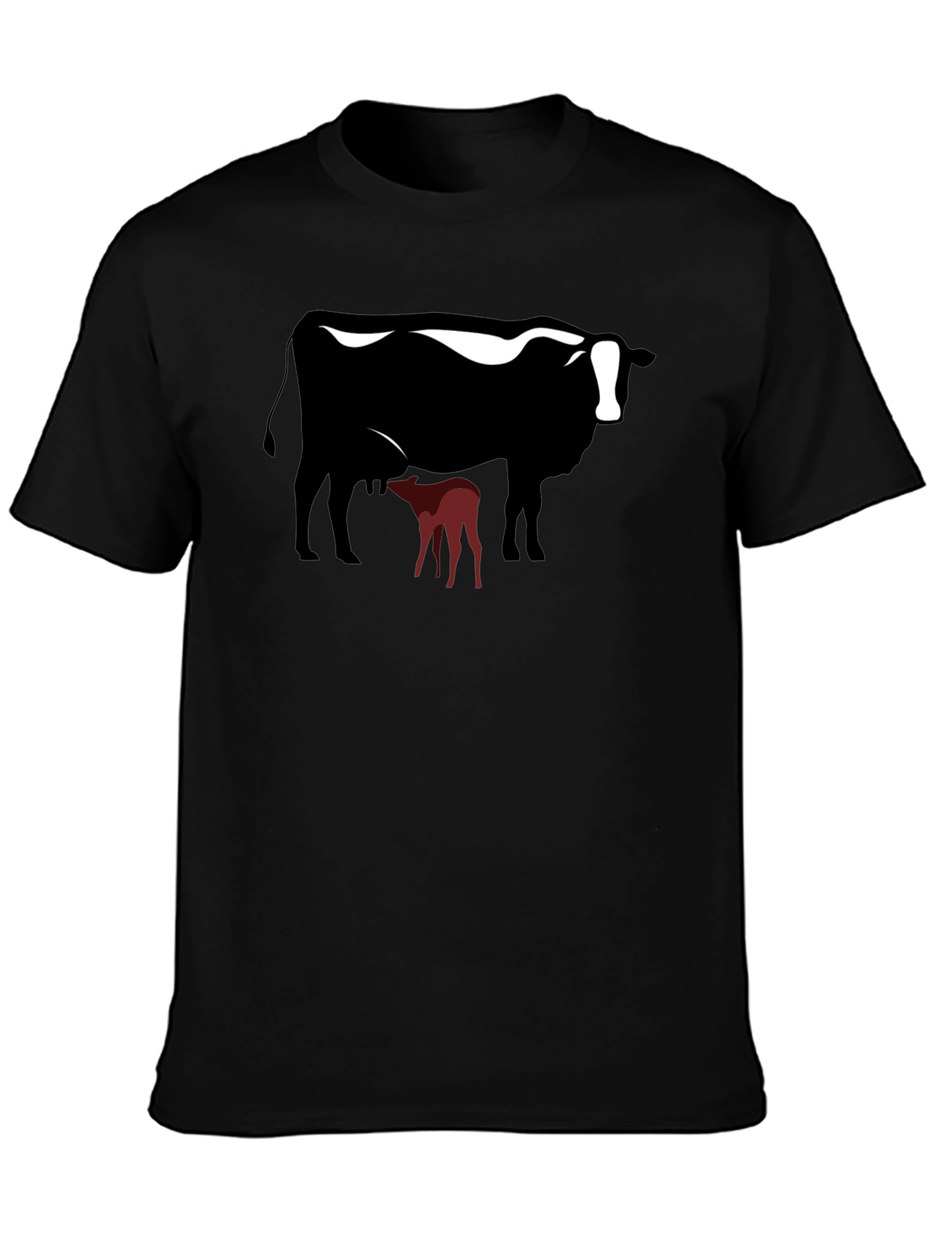 Cow and Calf Graphic T-Shirt