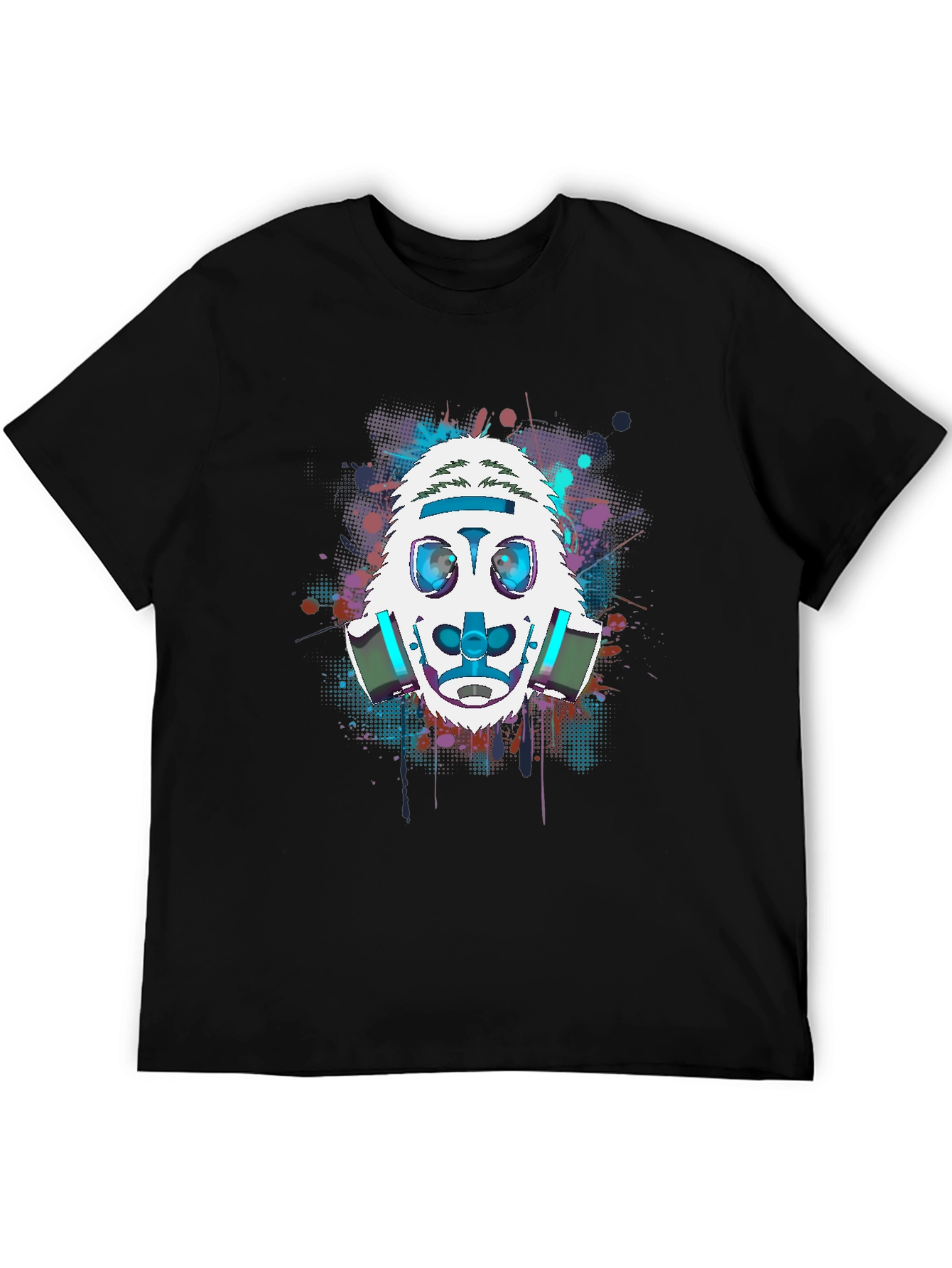 Gas Mask Yeti Graphic Tee - Cool Streetwear Style