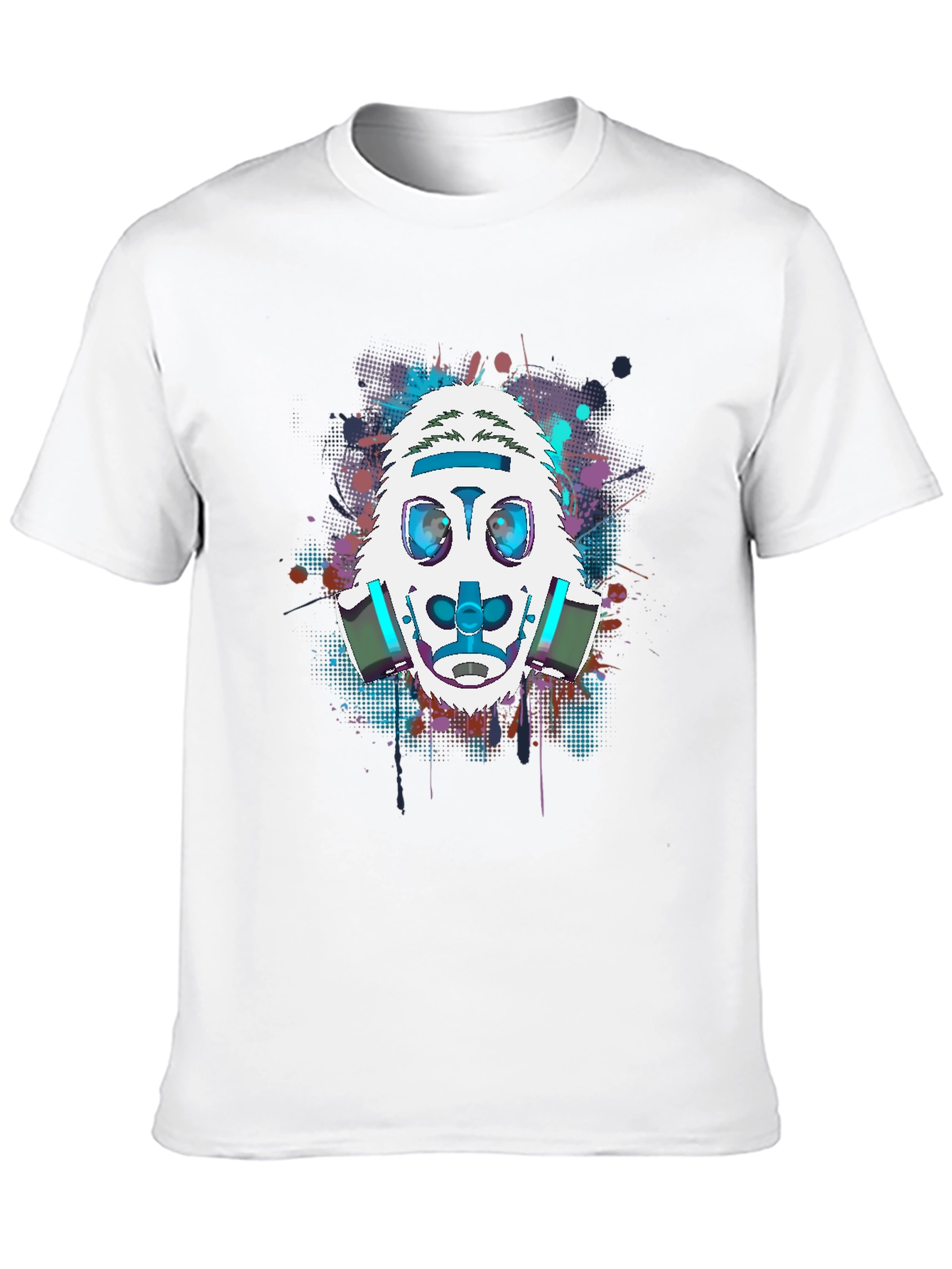 Gas Mask Yeti Graphic Tee - Cool Streetwear Style