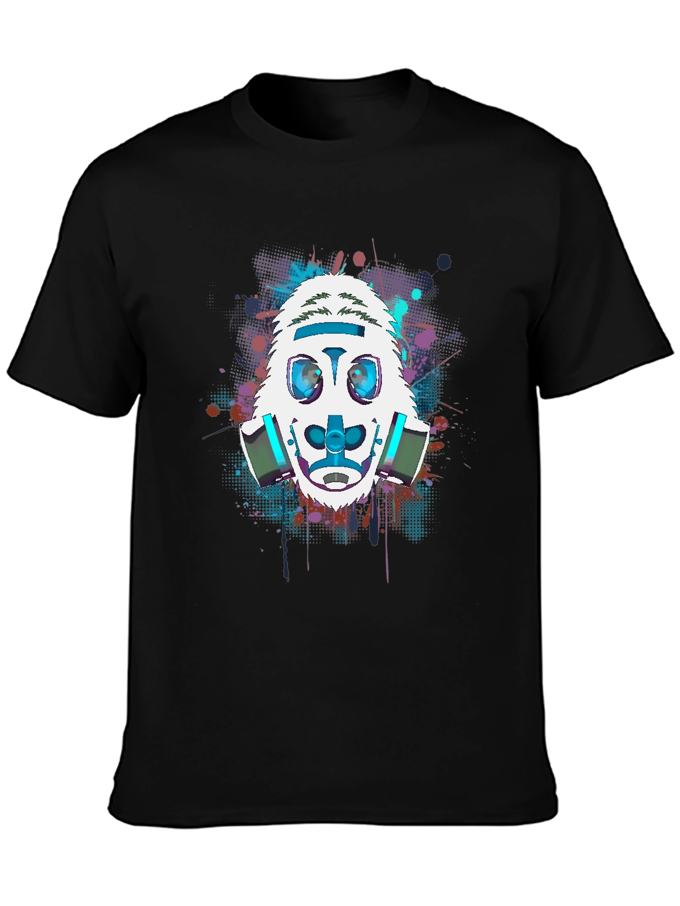 Gas Mask Yeti Graphic Tee - Cool Streetwear Style