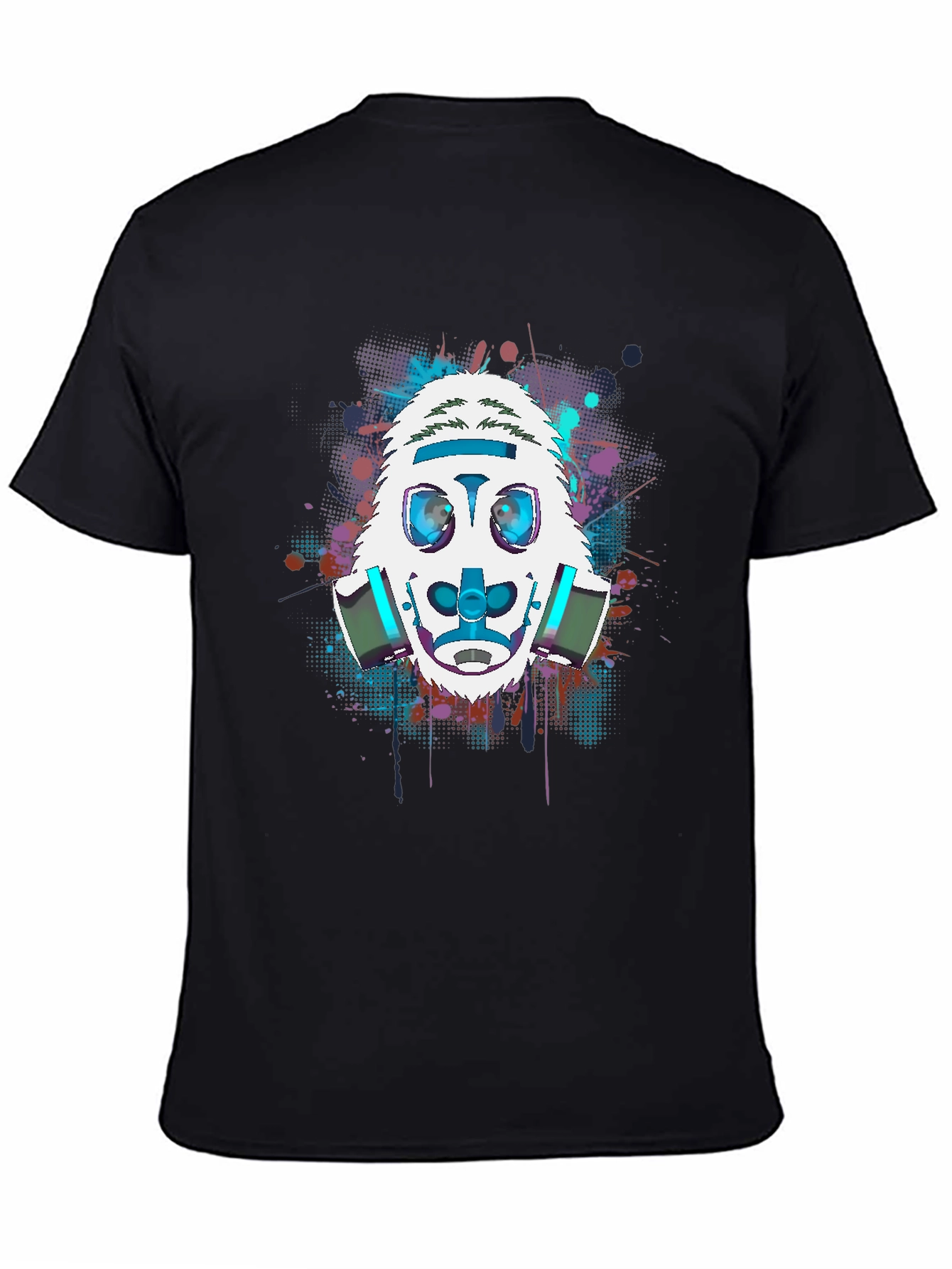 Gas Mask Yeti Graphic Tee - Cool Streetwear Style