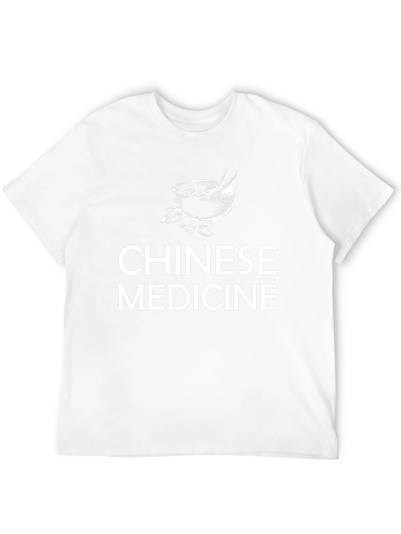 Chinese Medicine Graphic T-Shirt - Unisex Cotton Tee
