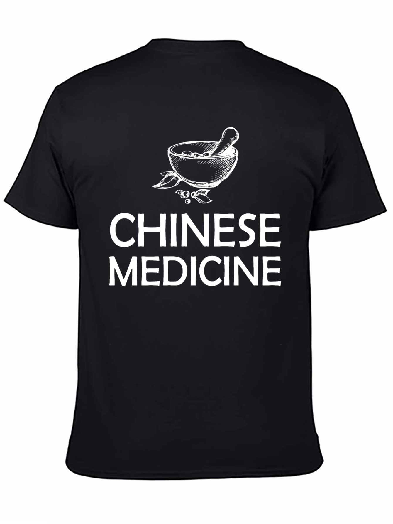 Chinese Medicine Graphic T-Shirt - Unisex Cotton Tee