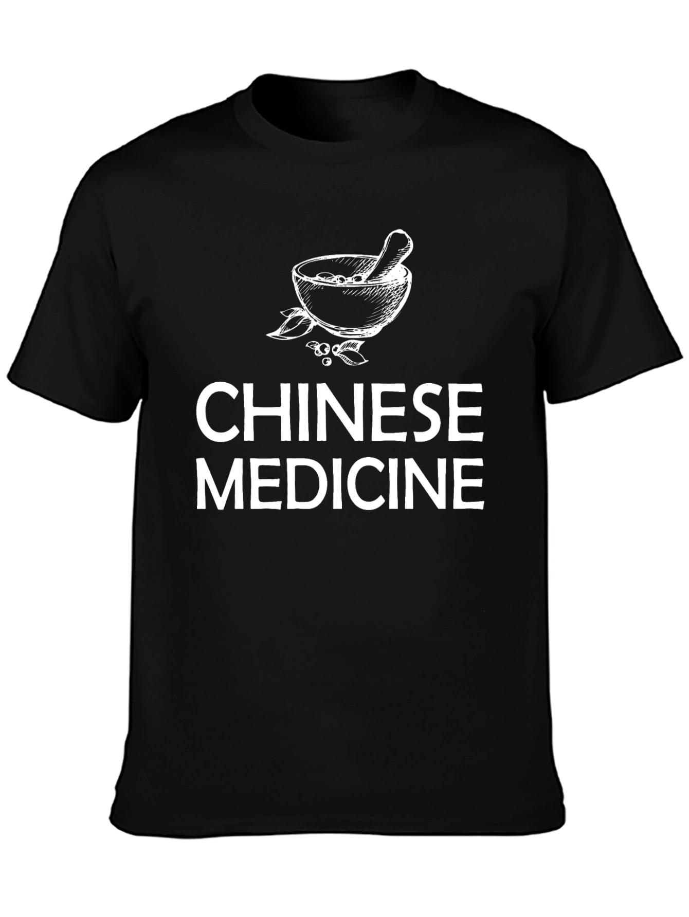 Chinese Medicine Graphic T-Shirt - Unisex Cotton Tee