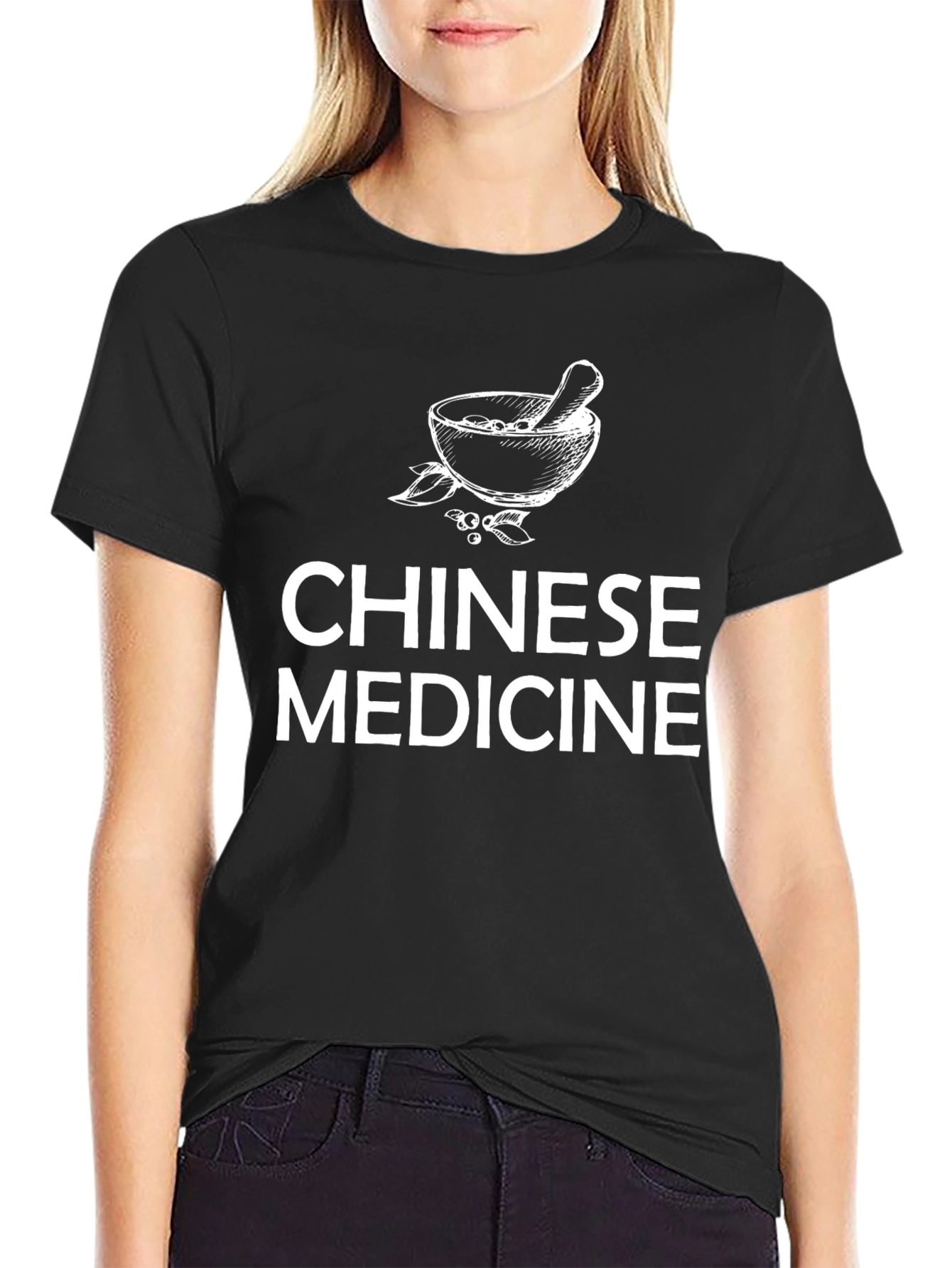 Chinese Medicine Graphic T-Shirt - Unisex Cotton Tee