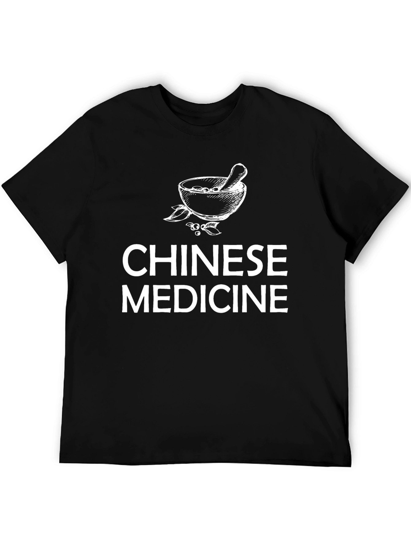 Chinese Medicine Graphic T-Shirt - Unisex Cotton Tee