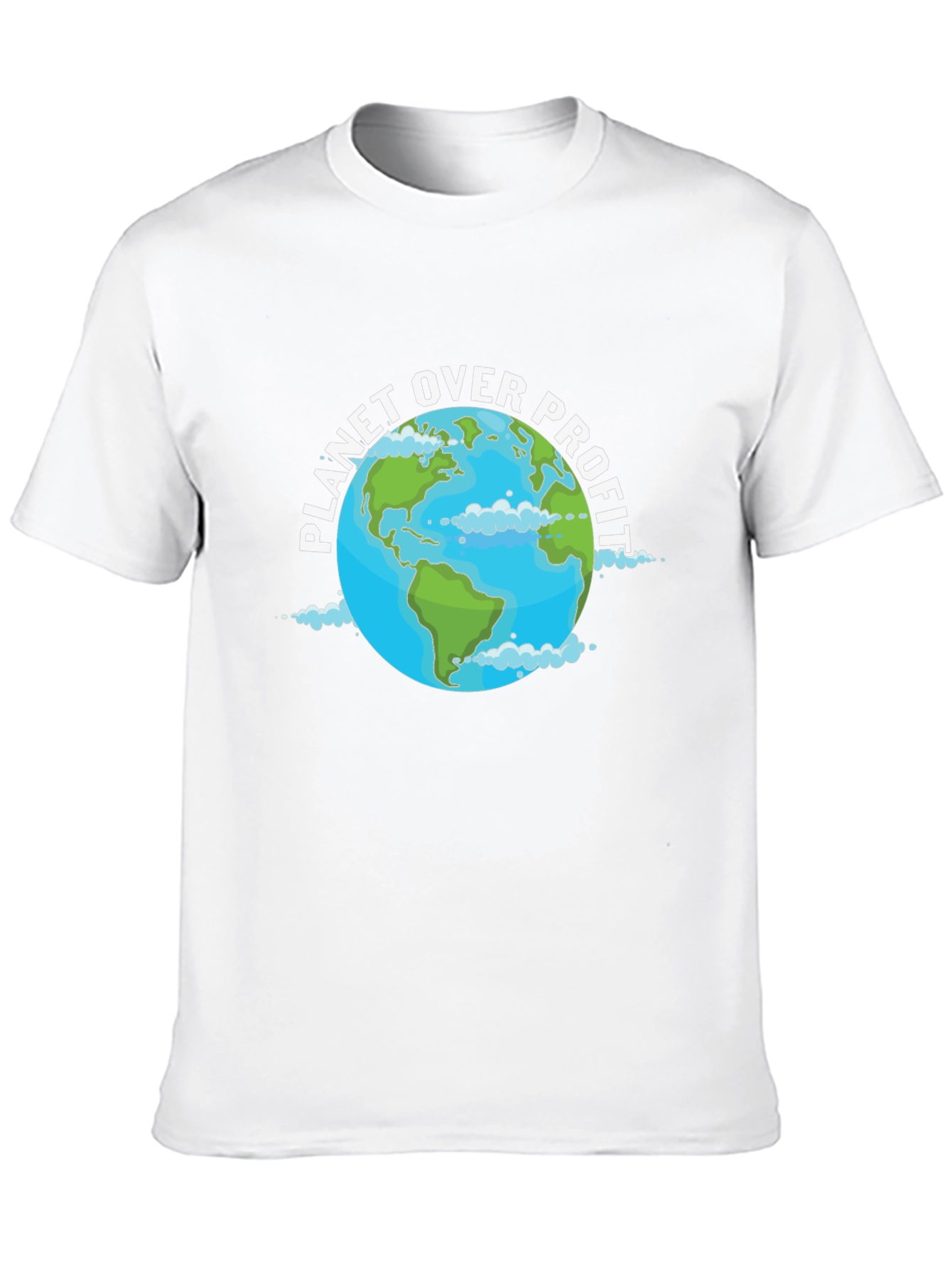 Planet Over Profit Graphic Tee - Eco-Friendly Fashion