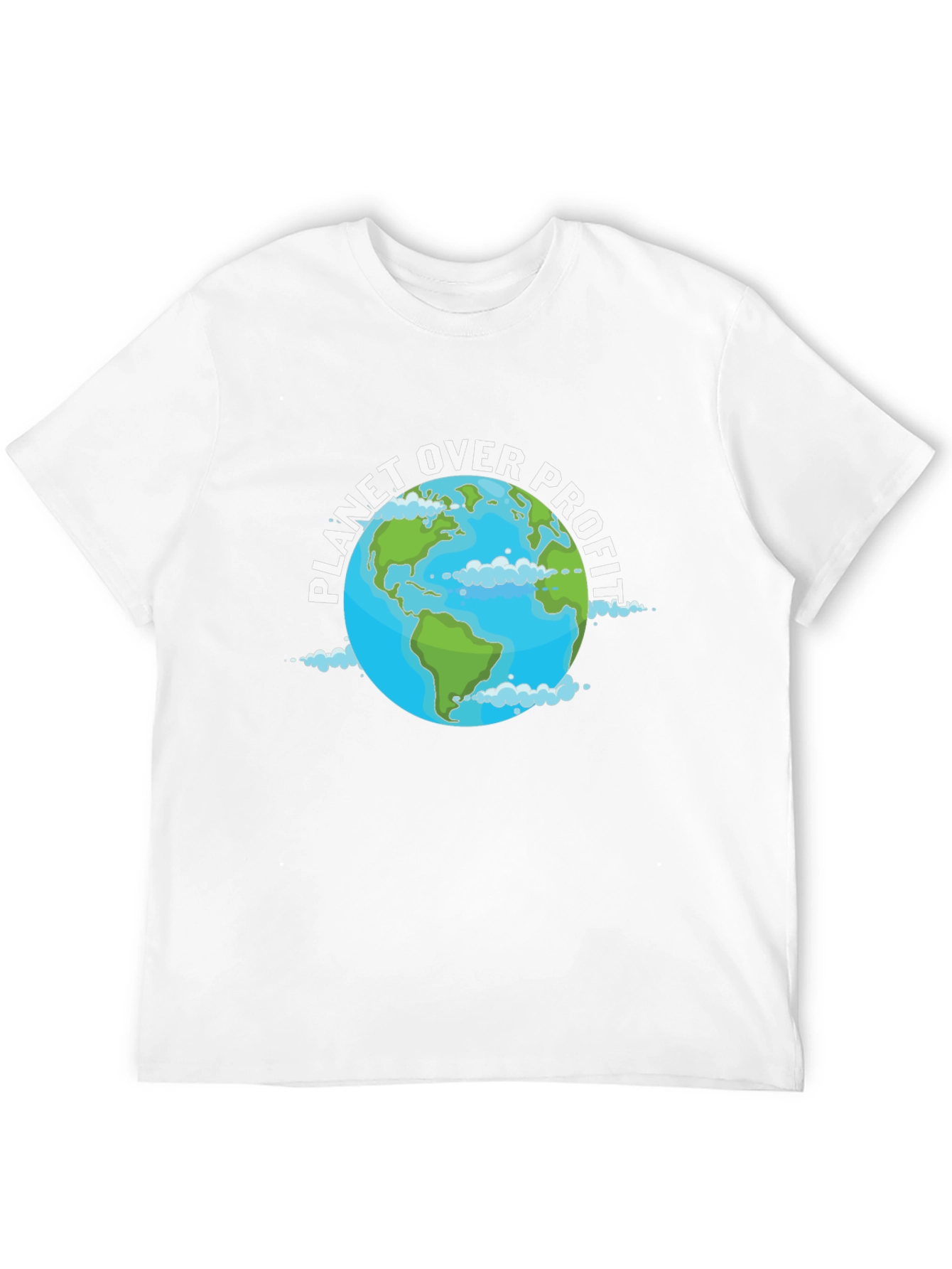 Planet Over Profit Graphic Tee - Eco-Friendly Fashion