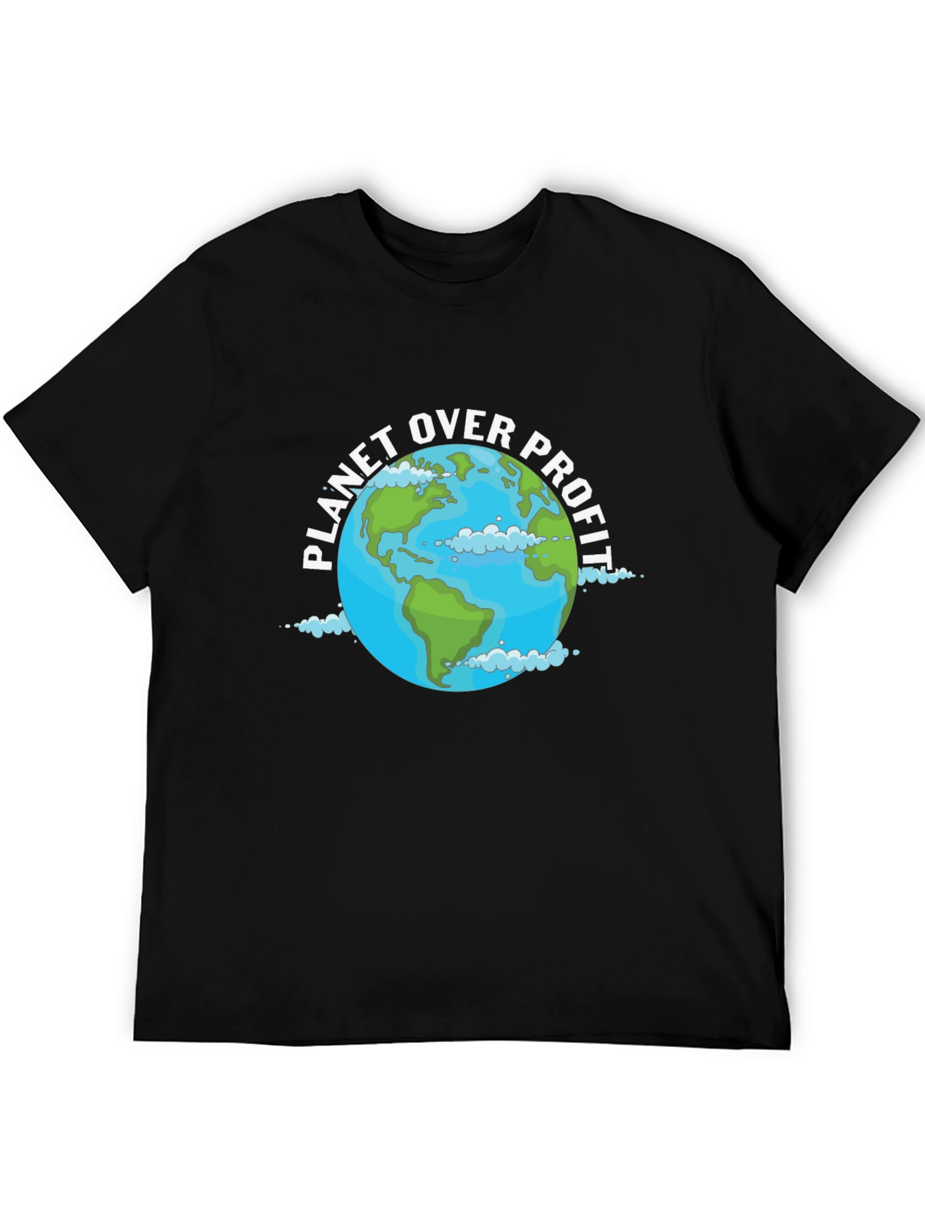 Planet Over Profit Graphic Tee - Eco-Friendly Fashion