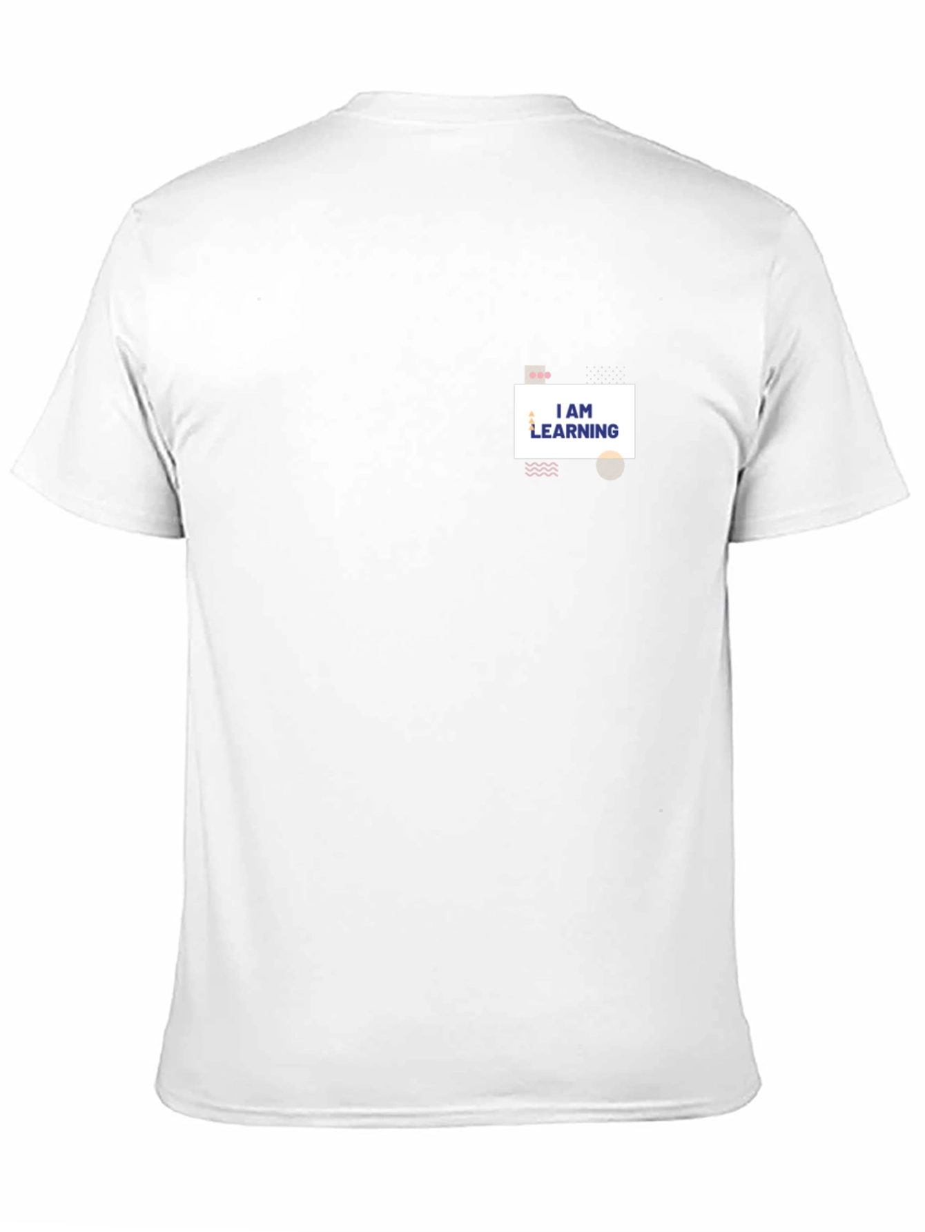 I am Learning Graphic Black Tee
