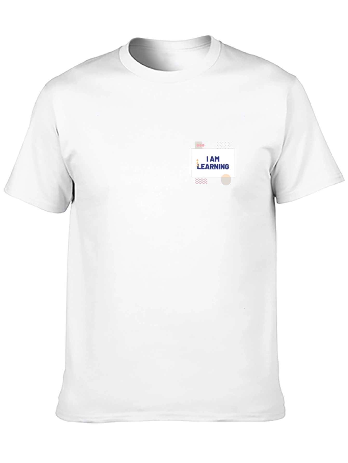 I am Learning Graphic Black Tee