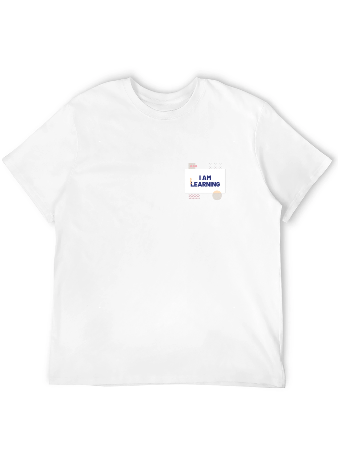 I am Learning Graphic Black Tee