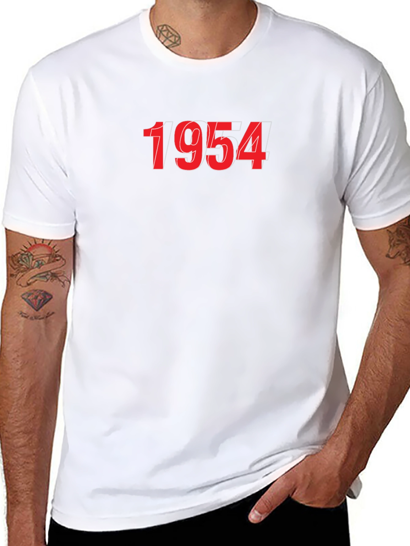 Retro 1954 Graphic Tee - Birthday Anniversary Shirt