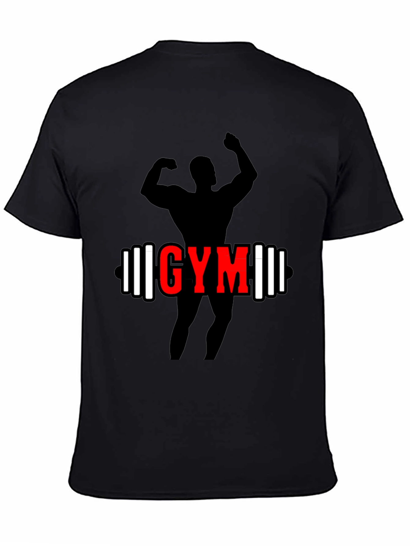 Gym Workout T-Shirt - Black