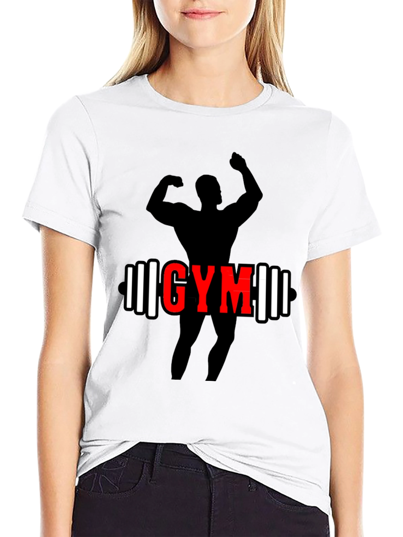 Gym Workout T-Shirt - Black