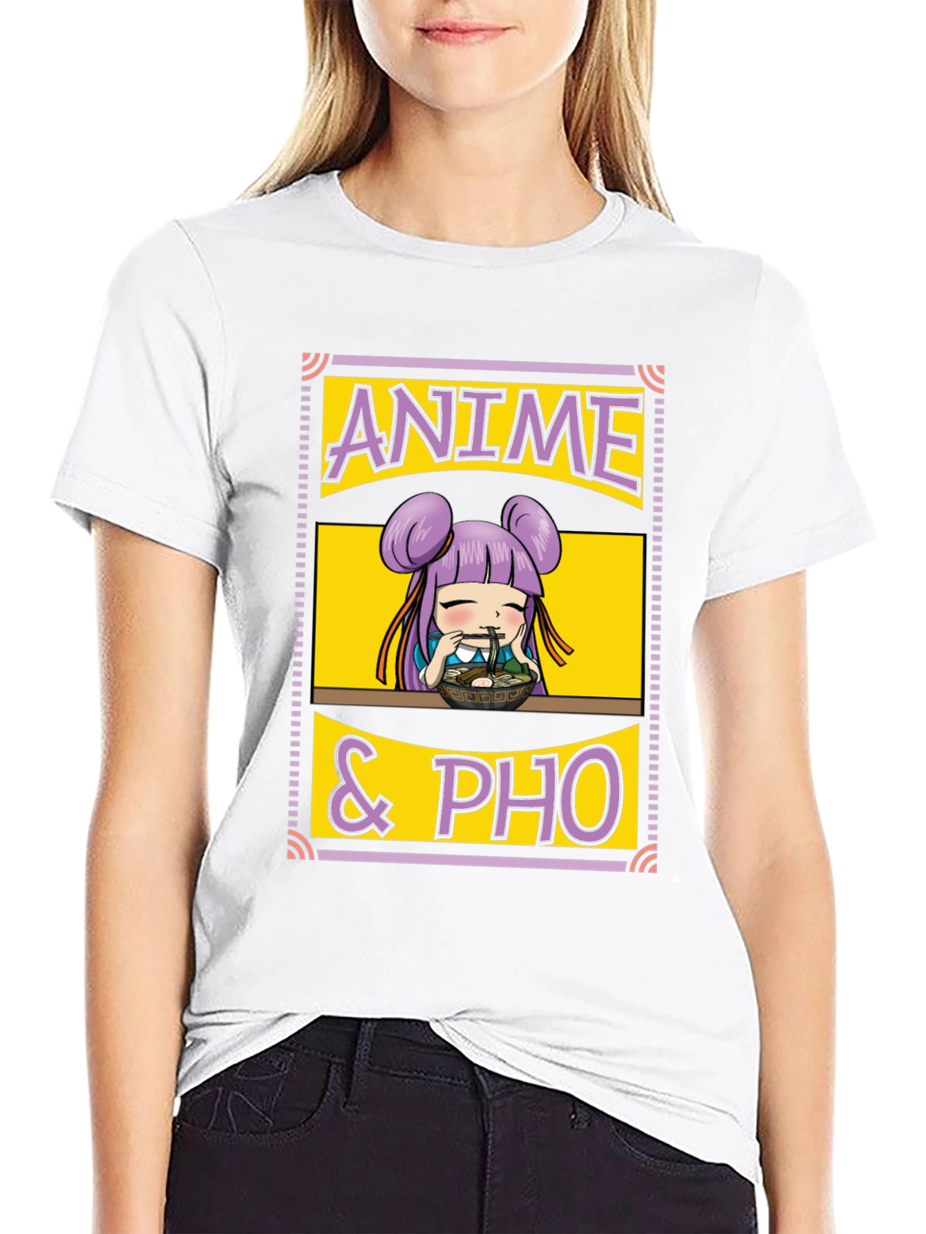 Anime & Pho T-Shirt -  Comfortable Cotton Tee
