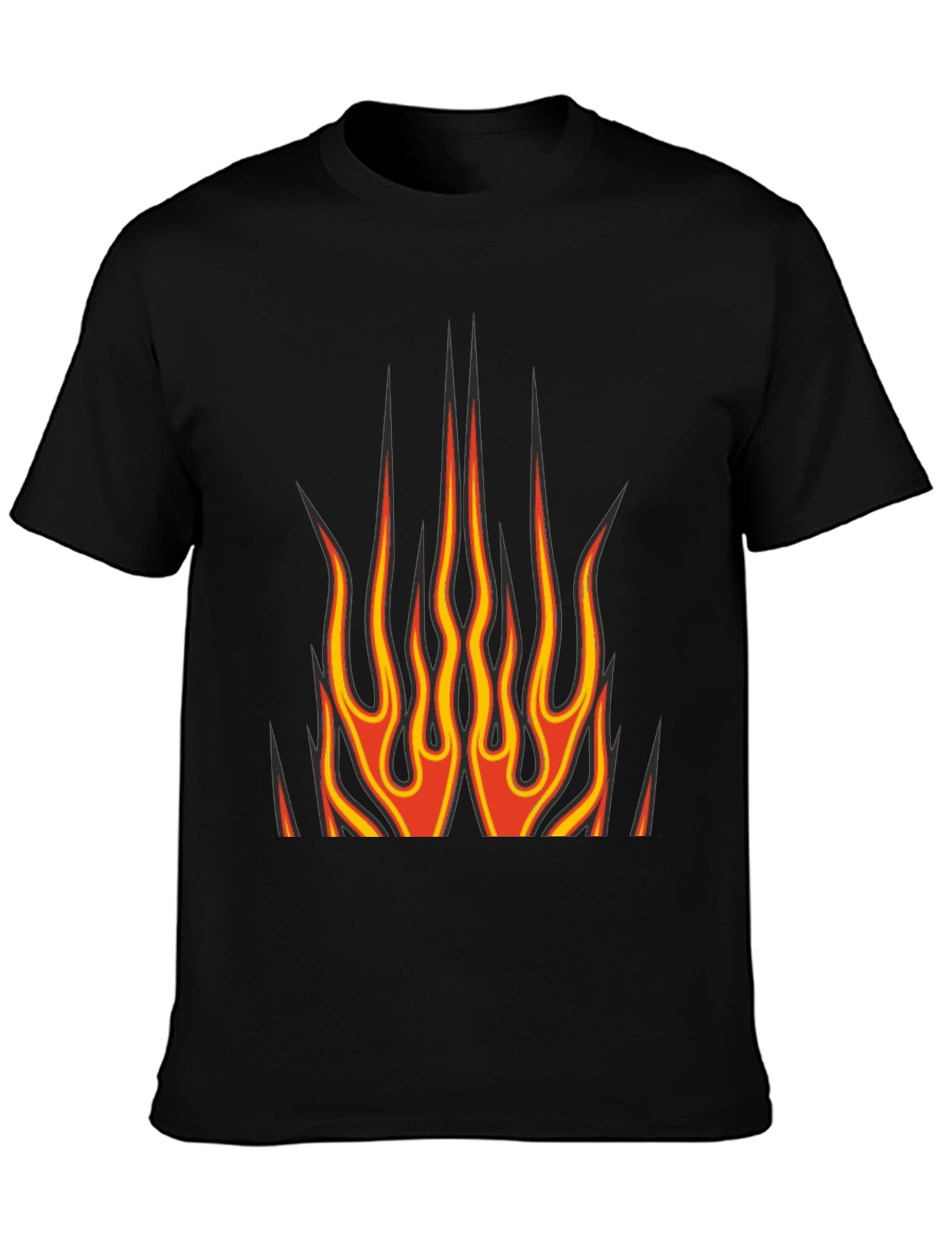 Flame Graphic T-Shirt - Bold Design
