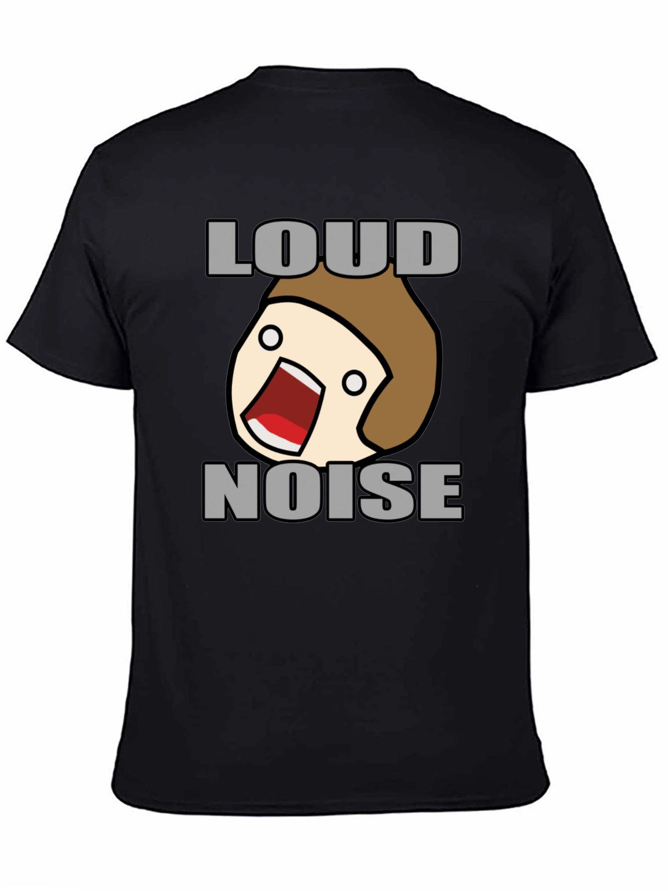 Loud Noise Graphic Tee - Funny Cartoon Shirt