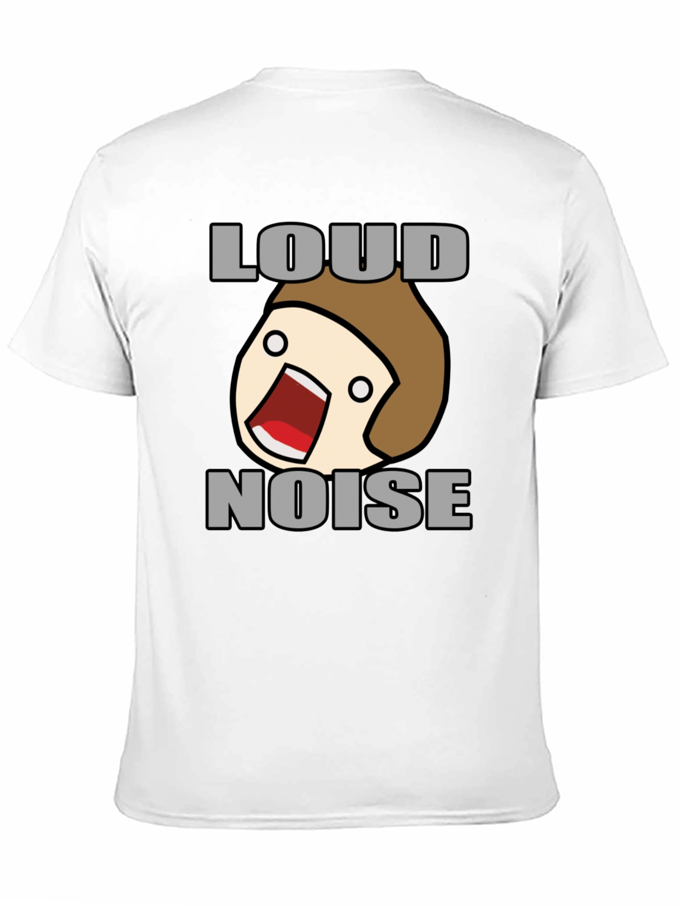 Loud Noise Graphic Tee - Funny Cartoon Shirt