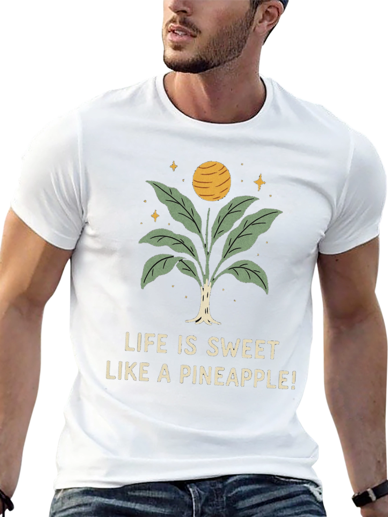 Life is Sweet Pineapple Graphic Tee
